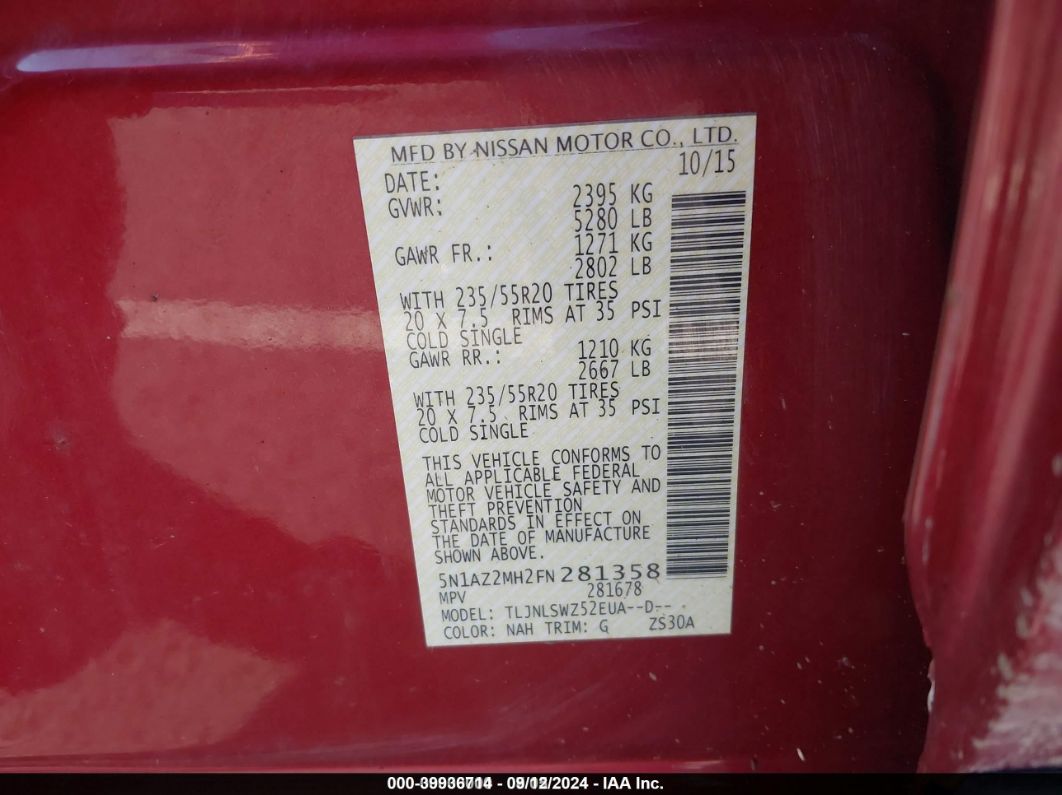 2007 Mercedes-benz R 350 4matic Burgundy vin: 4JGCB65EX7A038480