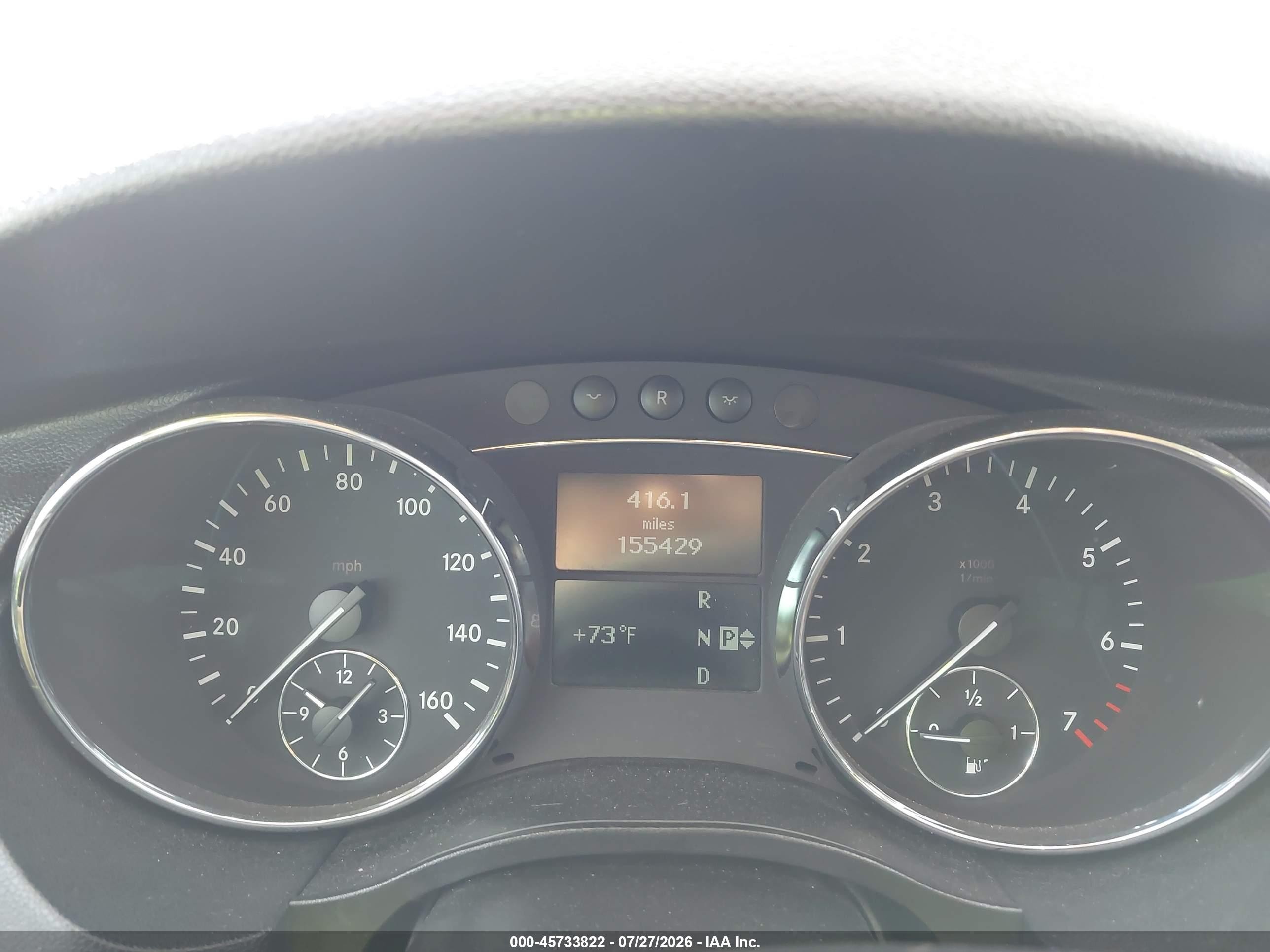 2007 Mercedes-benz R 350 4matic Серый vin: 4JGCB65EX7A046546