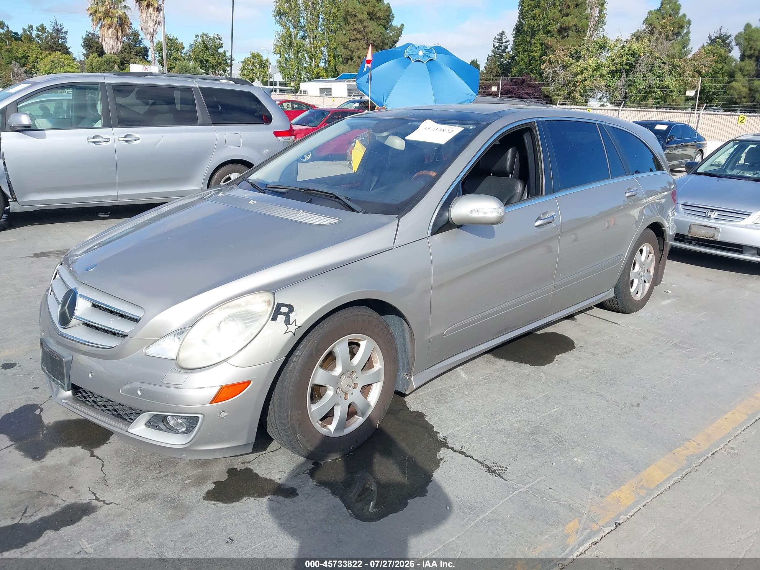 2007 Mercedes-benz R 350 4matic Серый vin: 4JGCB65EX7A046546
