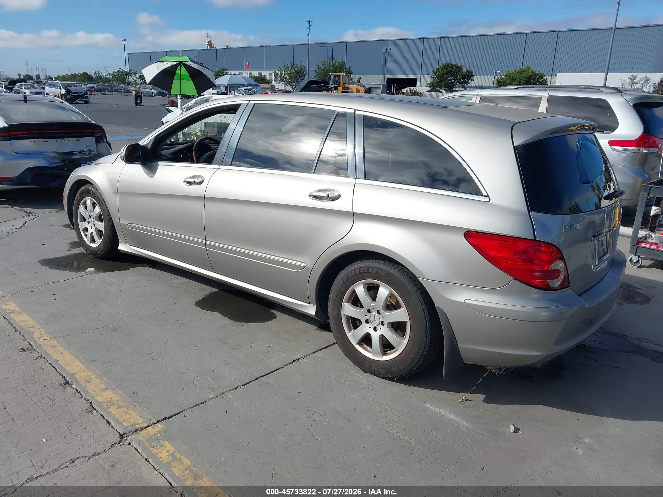 2007 Mercedes-benz R 350 4matic Серый vin: 4JGCB65EX7A046546