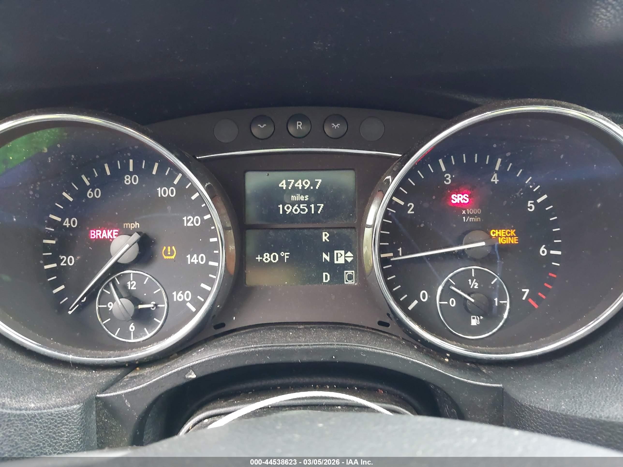 2007 Mercedes-benz R 350 4matic Silver vin: 4JGCB65EX7A047678