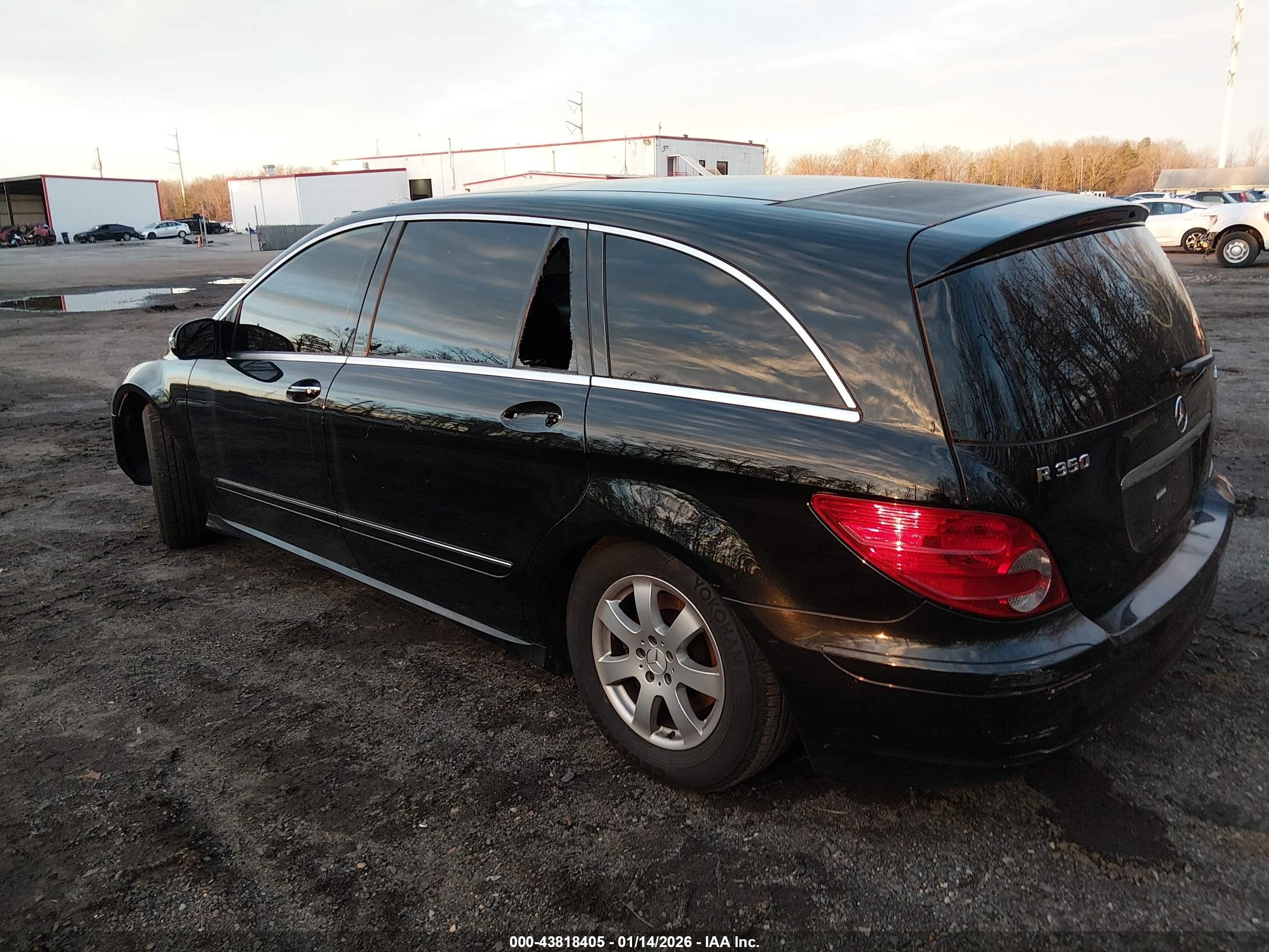 2007 Mercedes-benz R 350 4matic Black vin: 4JGCB65EX7A048913