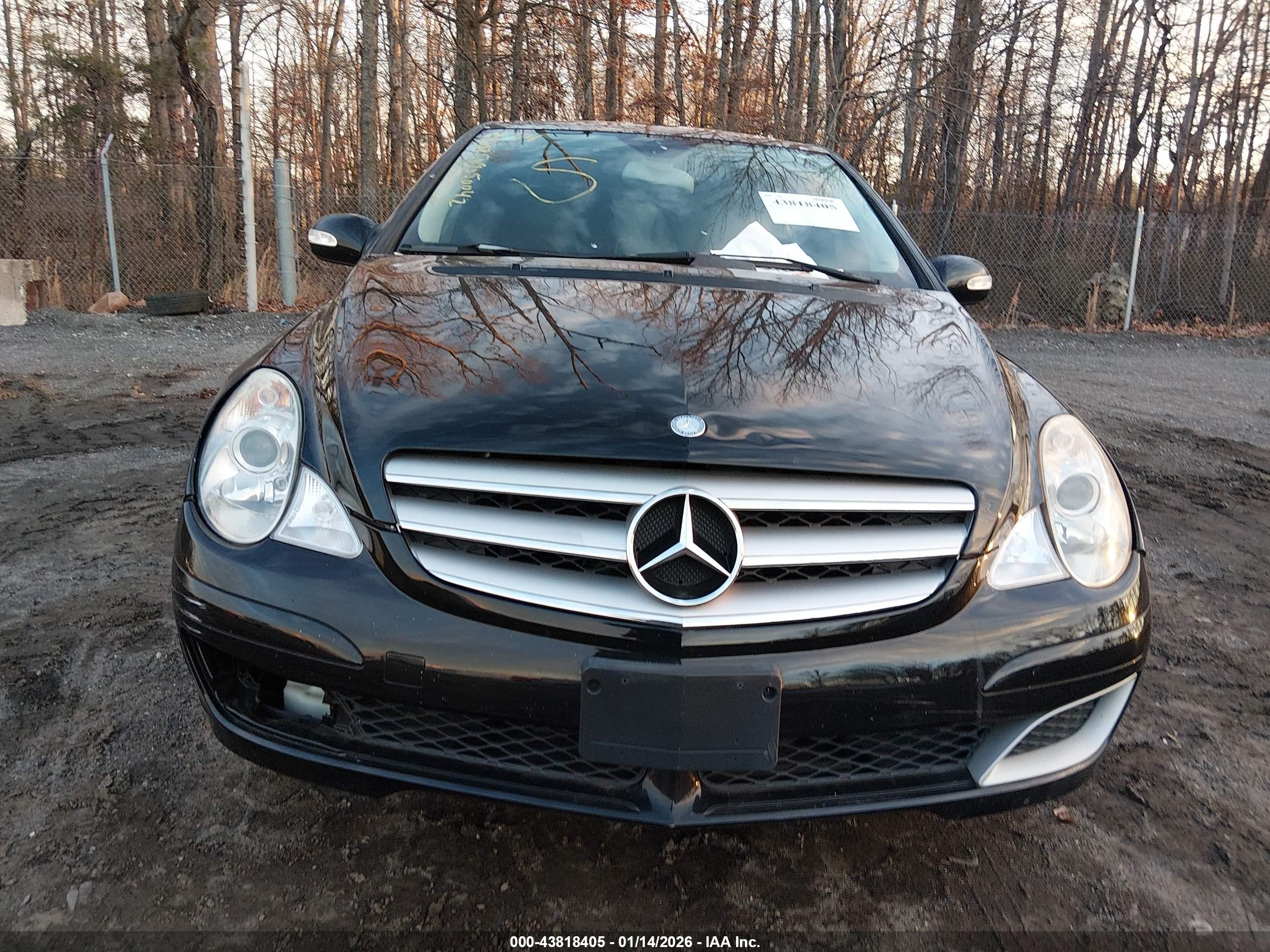 2007 Mercedes-benz R 350 4matic Black vin: 4JGCB65EX7A048913