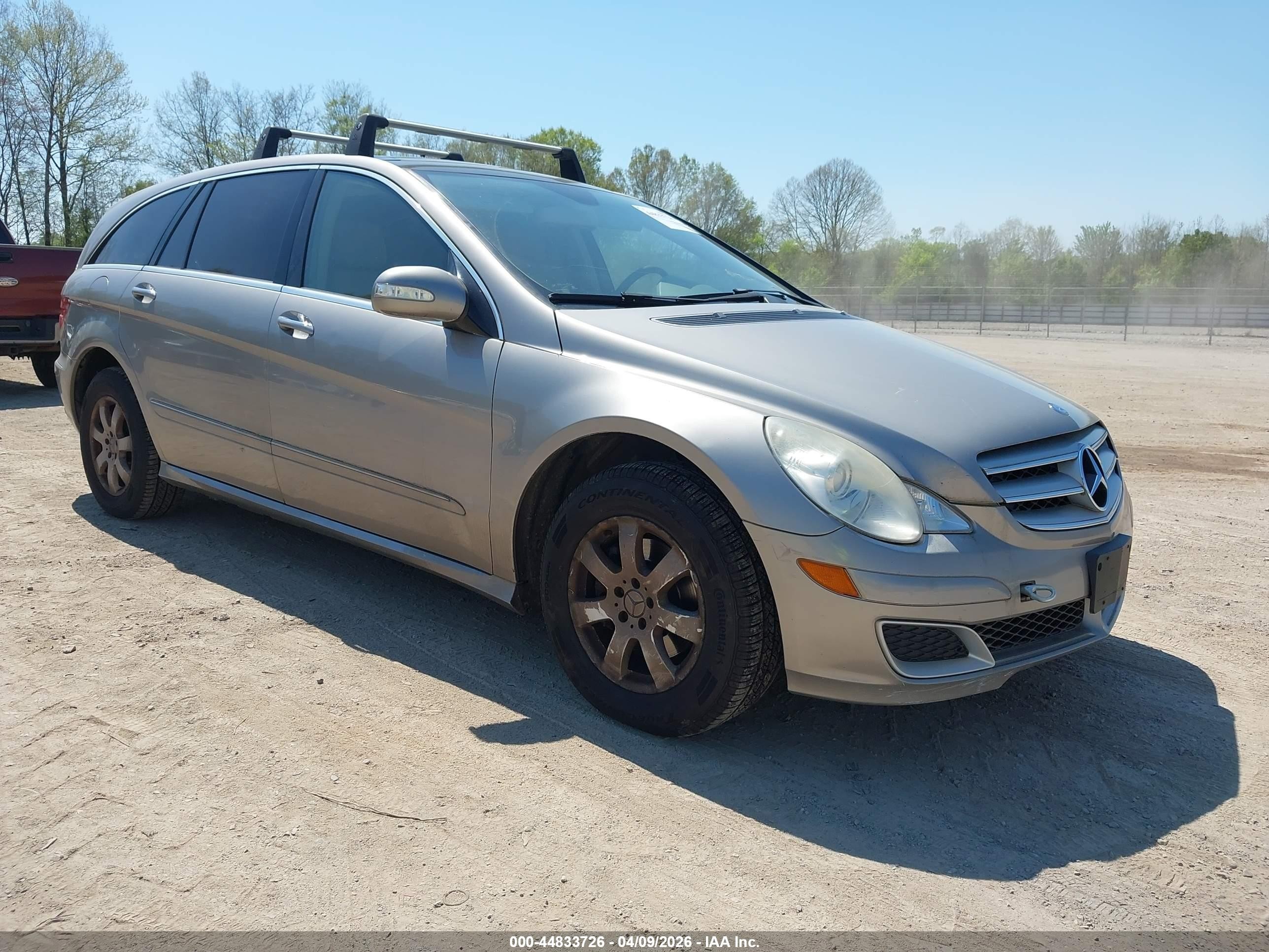 2007 Mercedes-benz R 350 4matic Silver vin: 4JGCB65EX7A054338