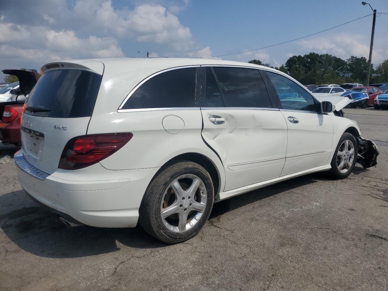 2008 Mercedes-benz R 350 White vin: 4JGCB65EX8A078611