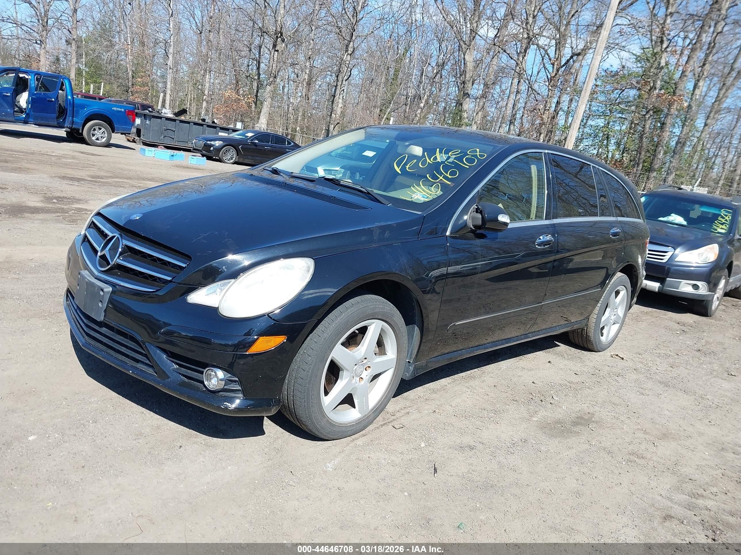 2010 Mercedes-benz R 350 4matic Black vin: 4JGCB6FB6AA102980
