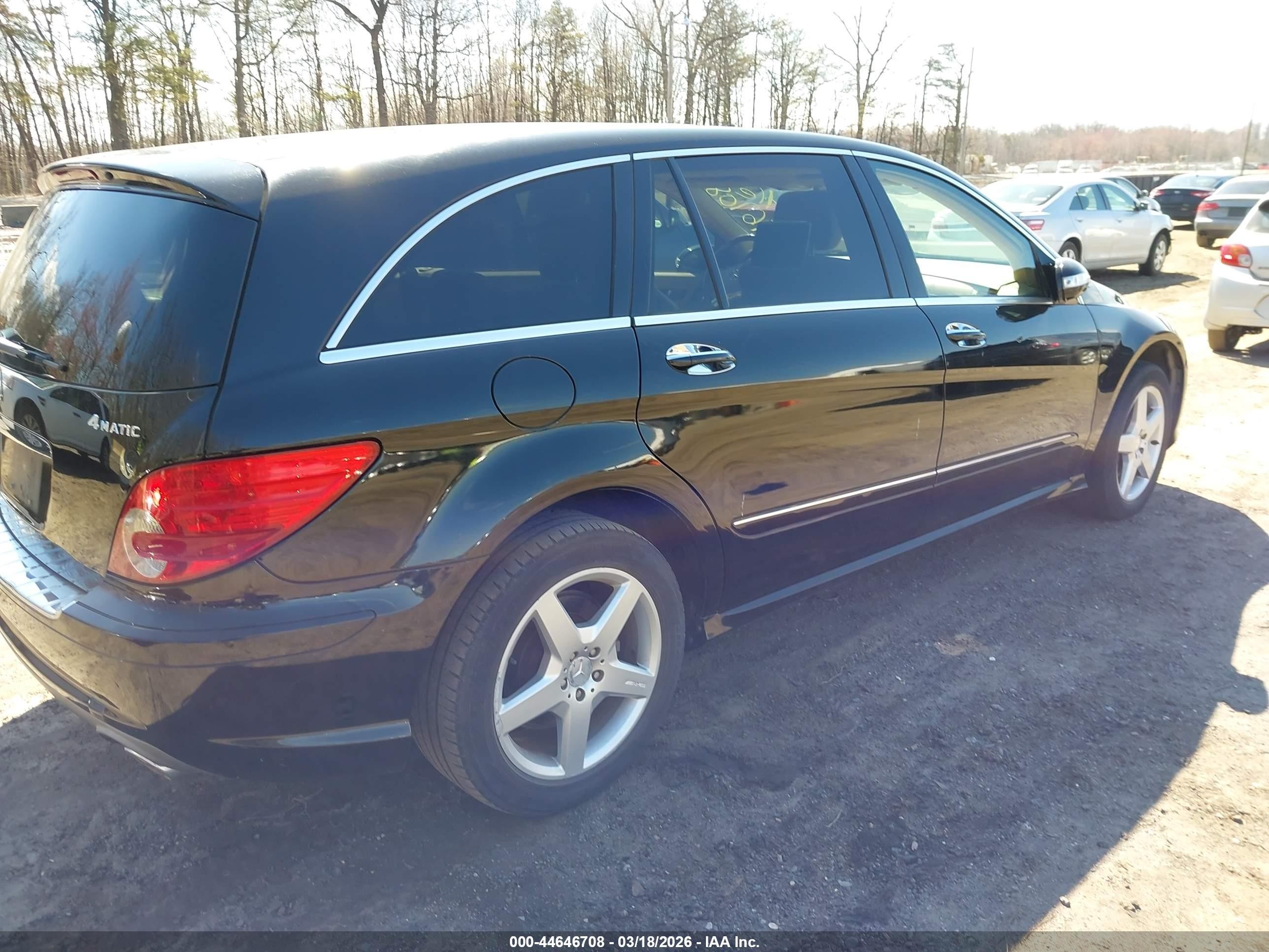 2010 Mercedes-benz R 350 4matic Black vin: 4JGCB6FB6AA102980