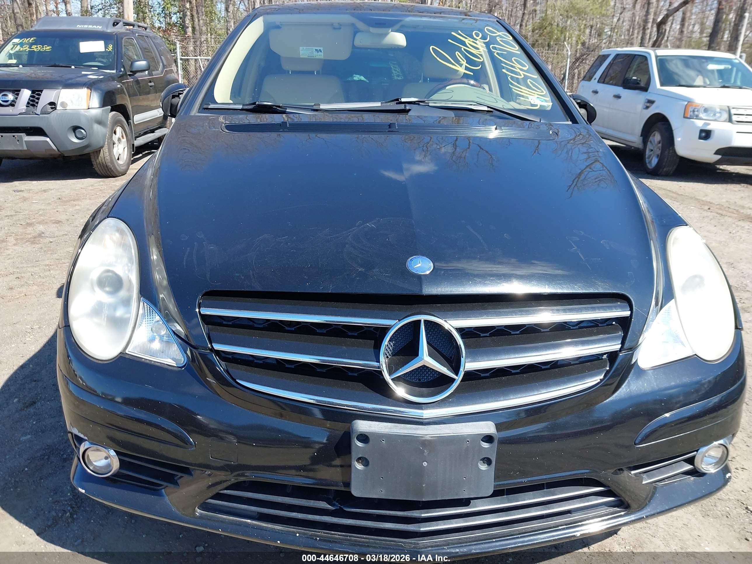 2010 Mercedes-benz R 350 4matic Black vin: 4JGCB6FB6AA102980