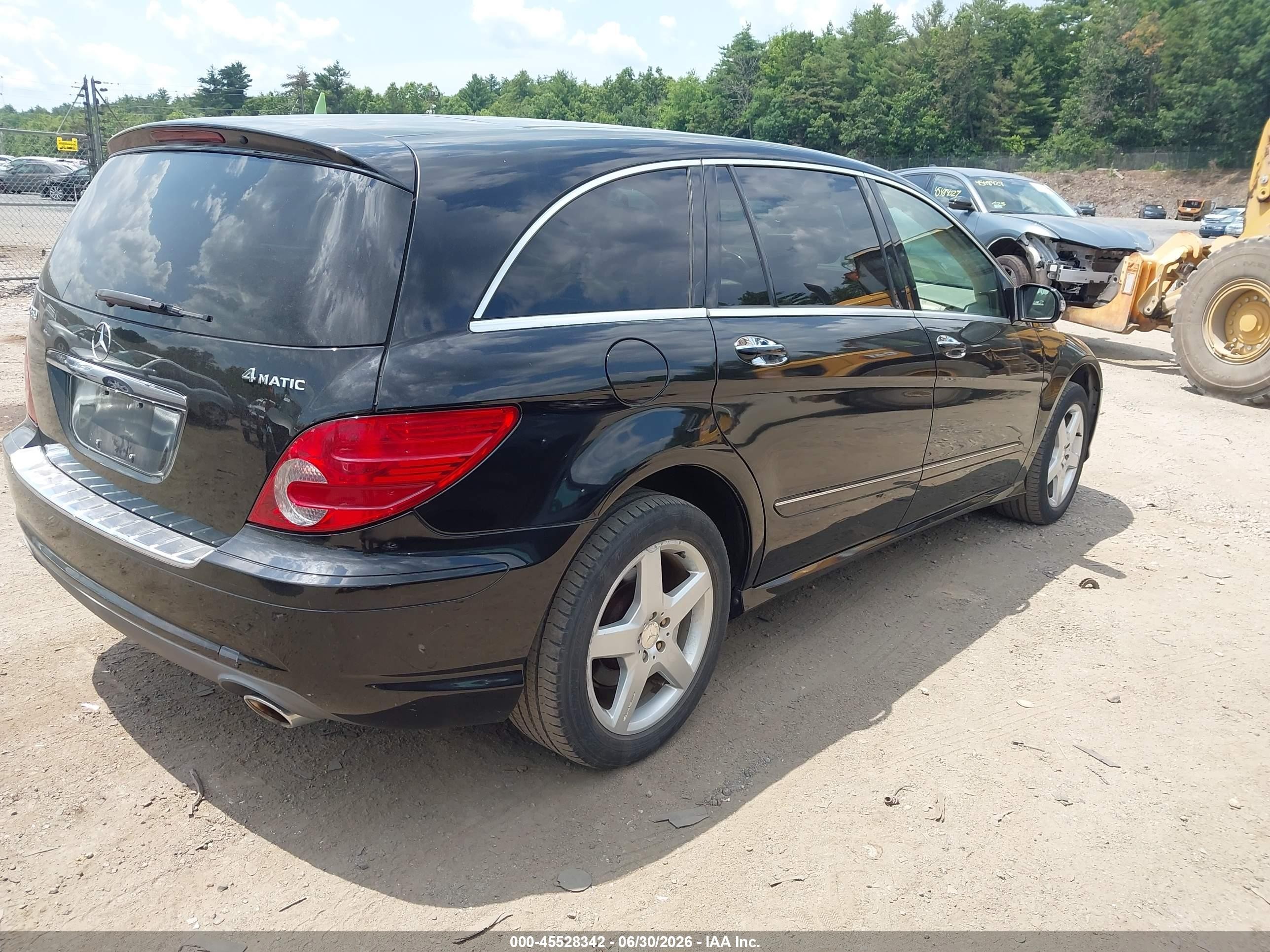 2010 Mercedes-benz R 350 4matic Black vin: 4JGCB6FB6AA102980