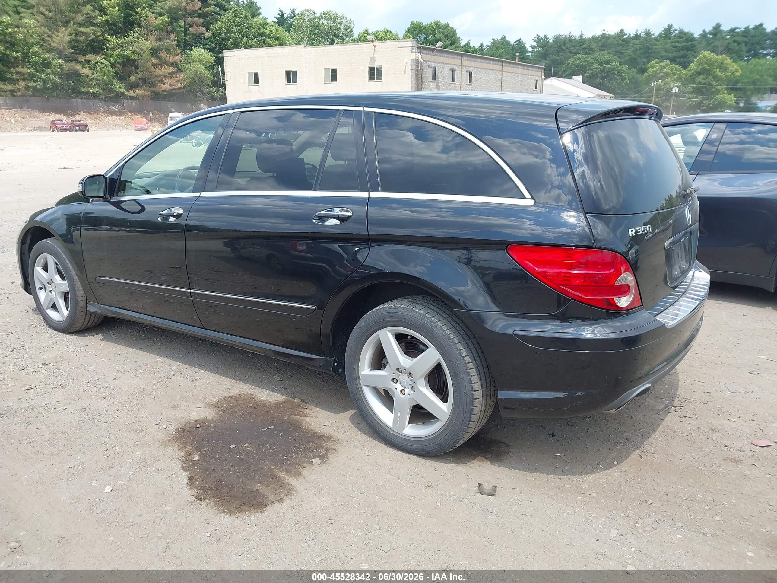 2010 Mercedes-benz R 350 4matic Black vin: 4JGCB6FB6AA102980