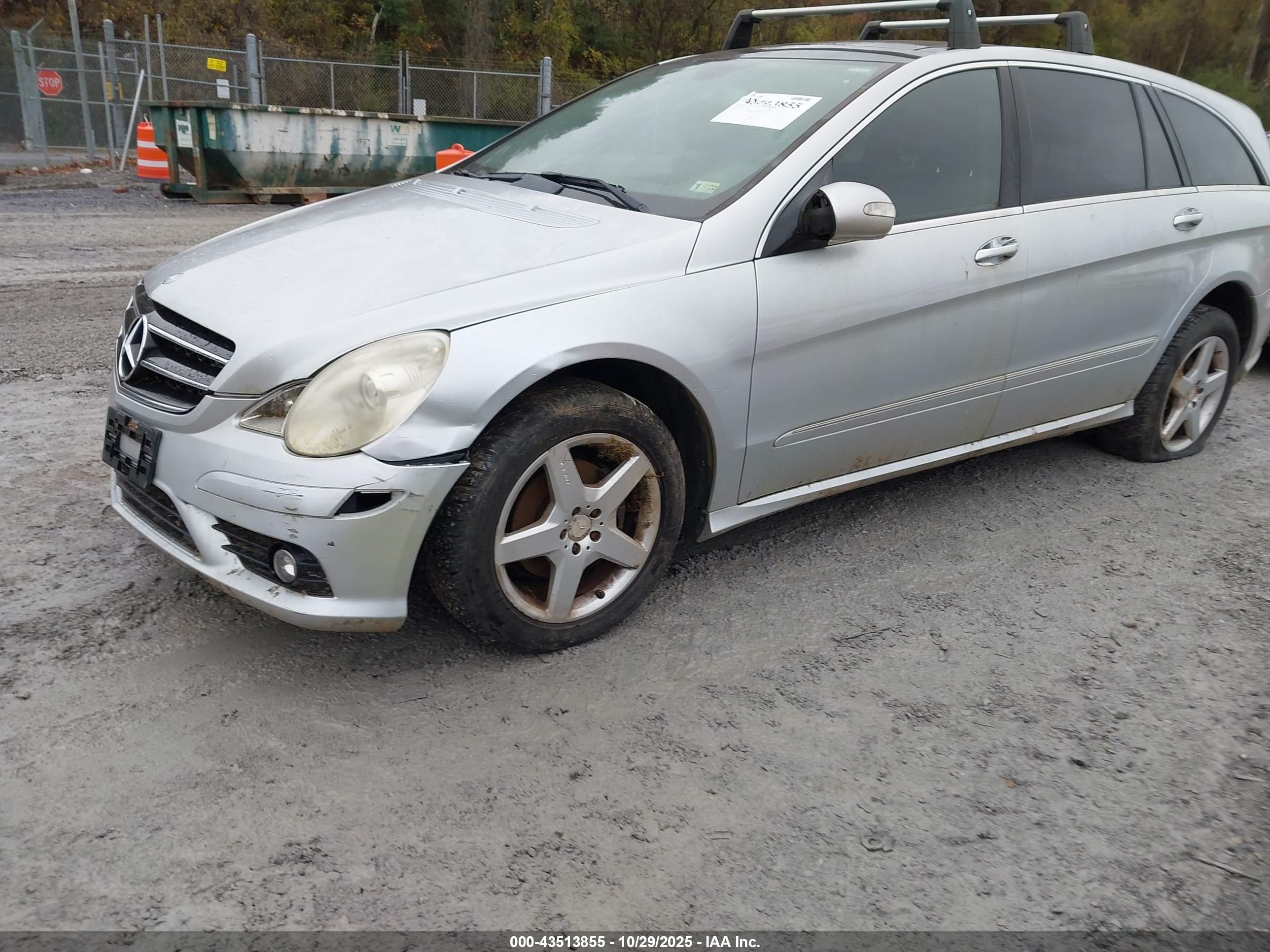 2010 Mercedes-benz R 350 4matic Silver vin: 4JGCB6FBXAA101914