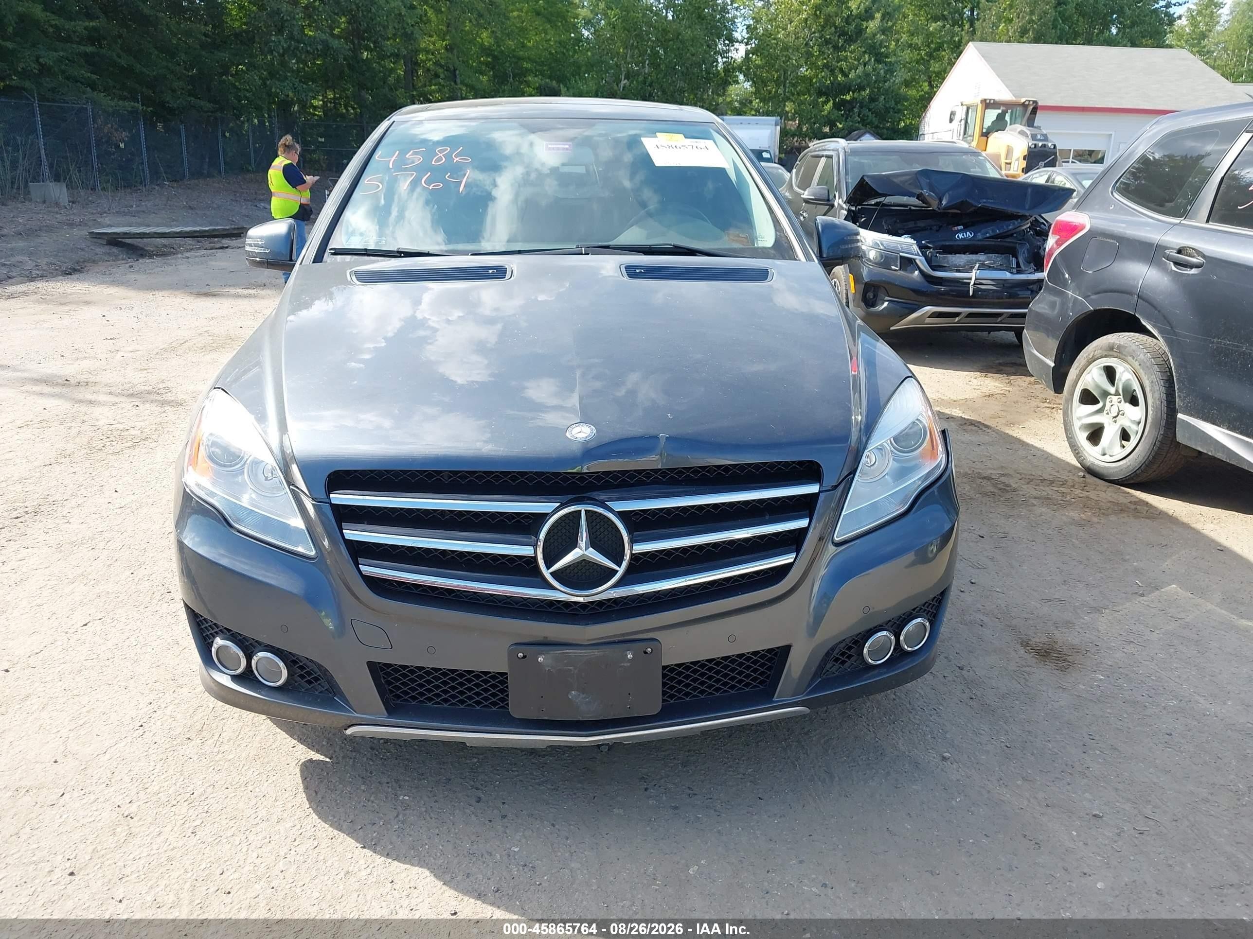 2011 Mercedes-benz R 350 4matic Gray vin: 4JGCB6FE0BA117163