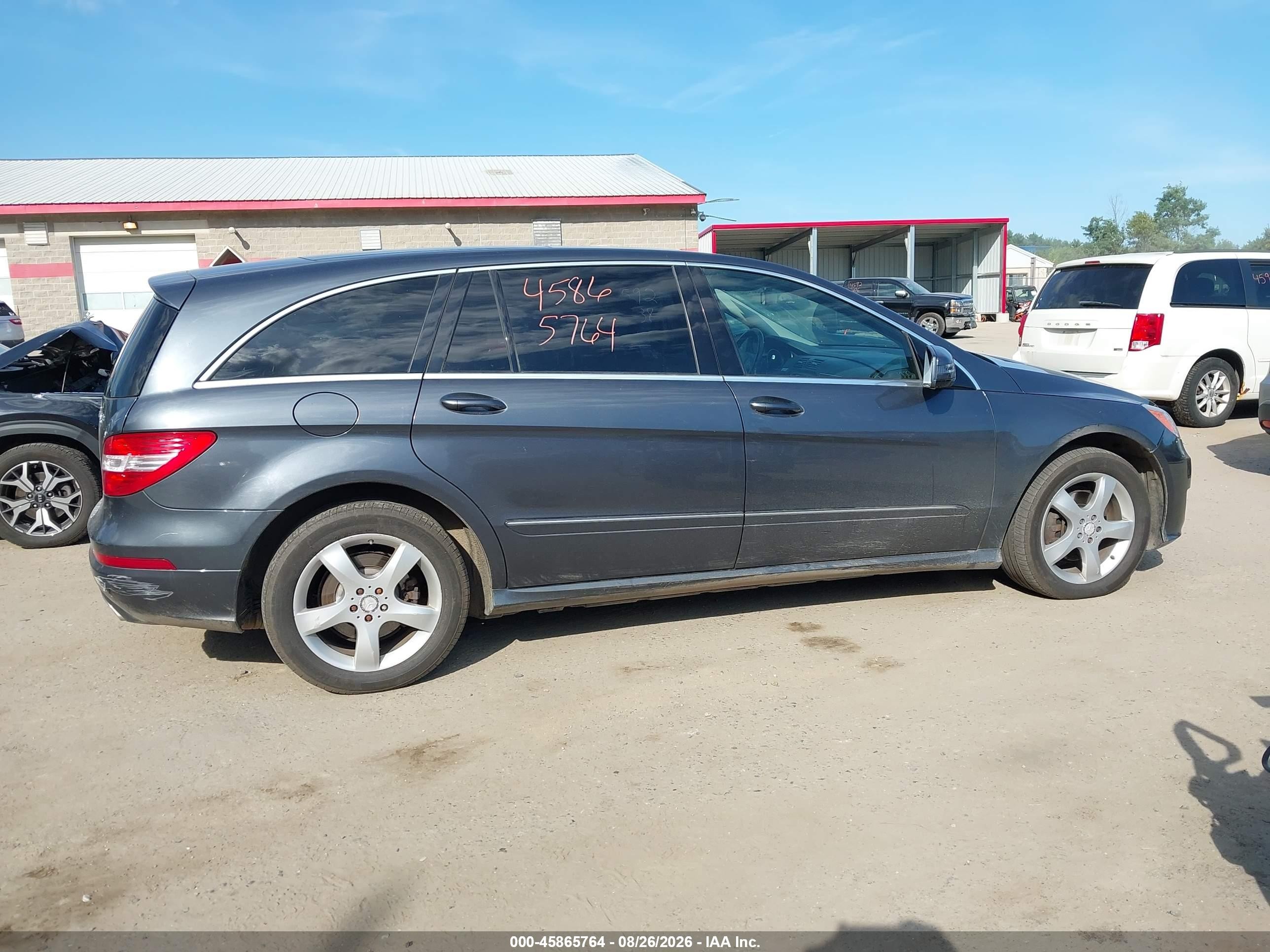 2011 Mercedes-benz R 350 4matic Gray vin: 4JGCB6FE0BA117163