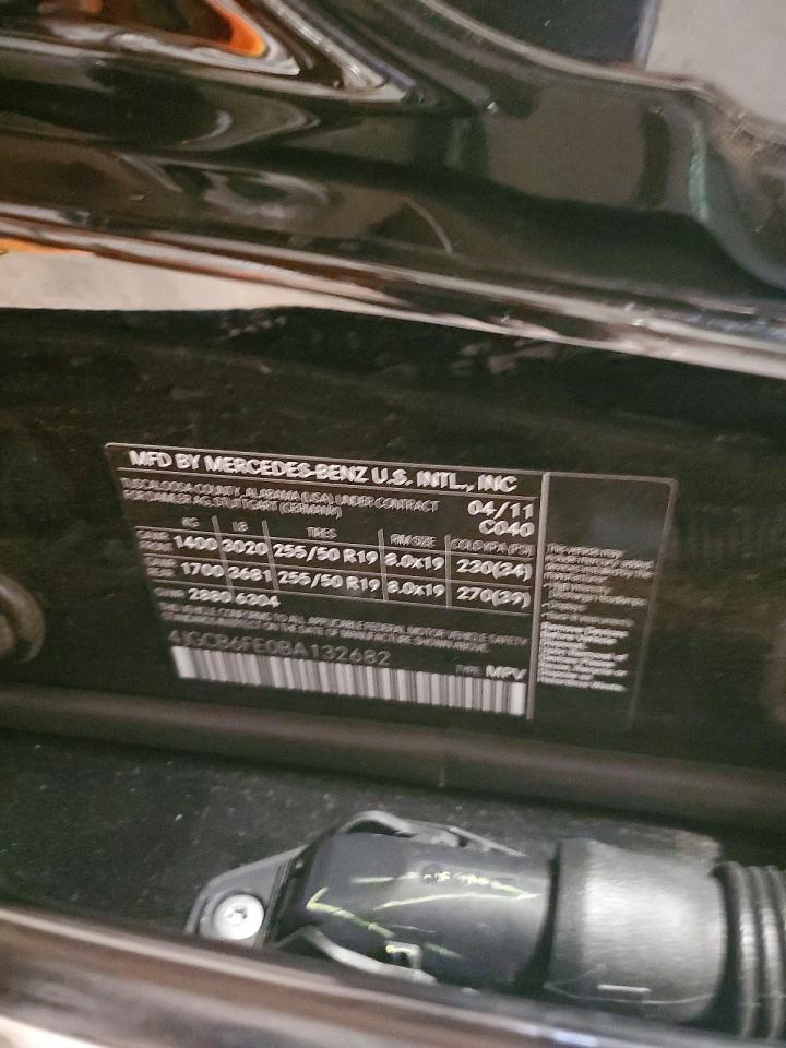 2011 Mercedes-benz R 350 4matic Black vin: 4JGCB6FE0BA132682