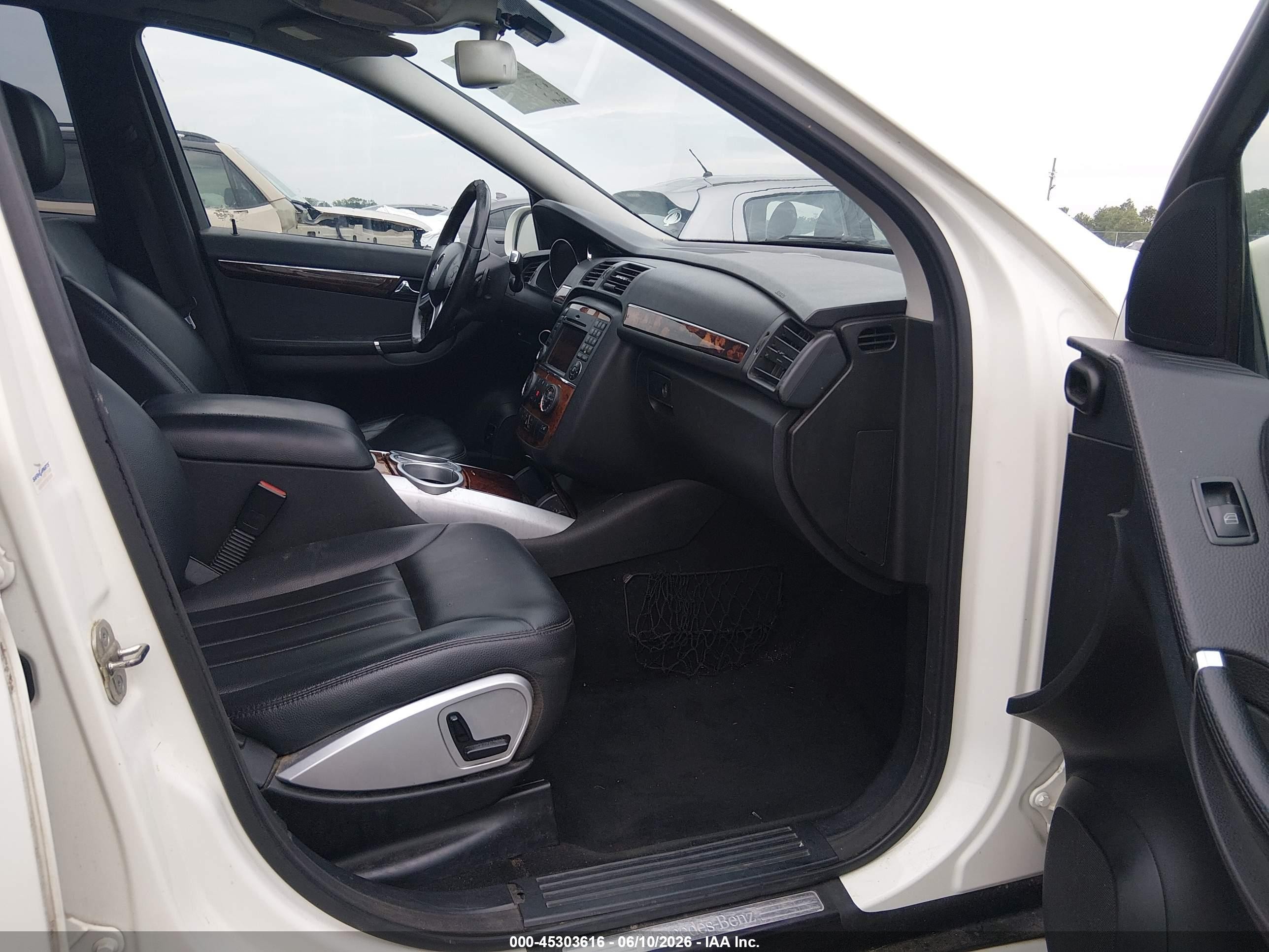 2010 Mercedes-benz R 350 4matic Белый vin: 4JGCB6FE1AA111693
