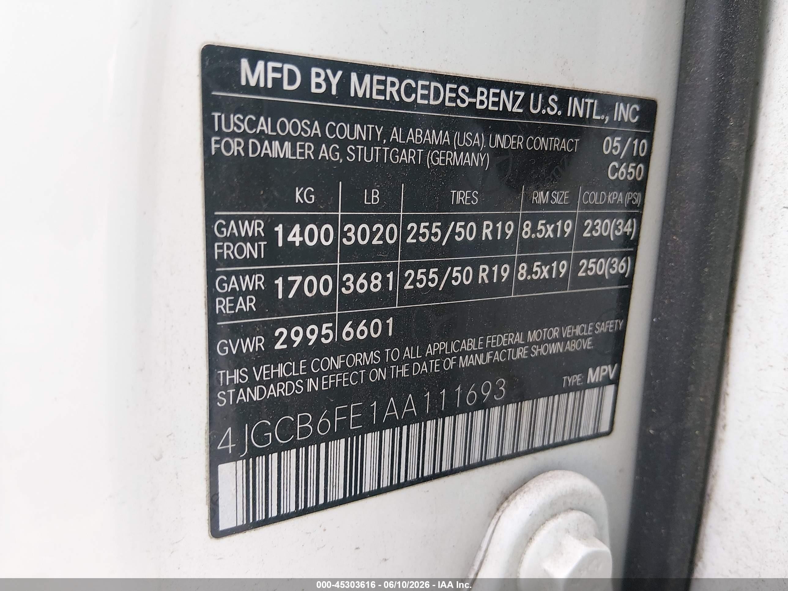 2010 Mercedes-benz R 350 4matic Белый vin: 4JGCB6FE1AA111693