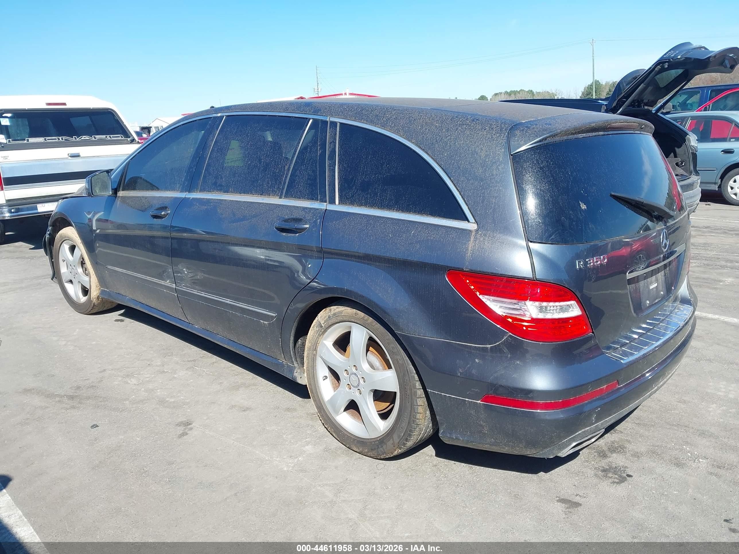 2011 Mercedes-benz R 350 4matic Black vin: 4JGCB6FE1BA117849