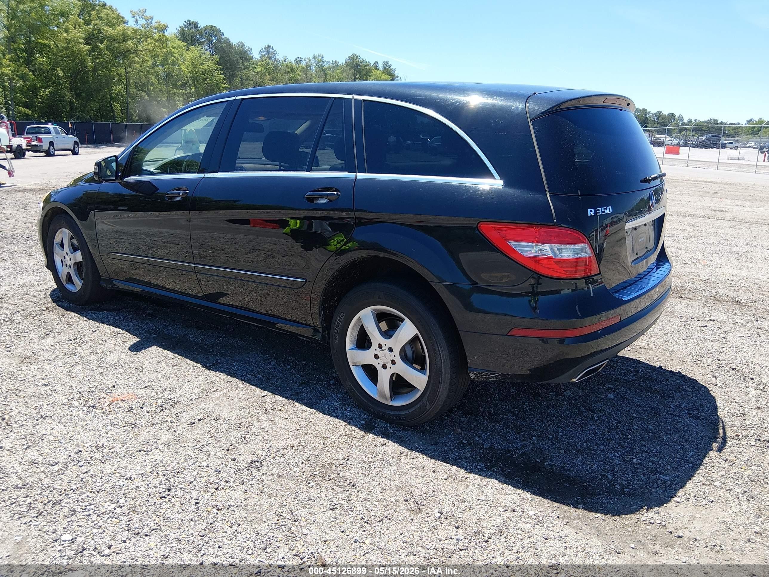2011 Mercedes-benz R 350 4matic Black vin: 4JGCB6FE3BA117898