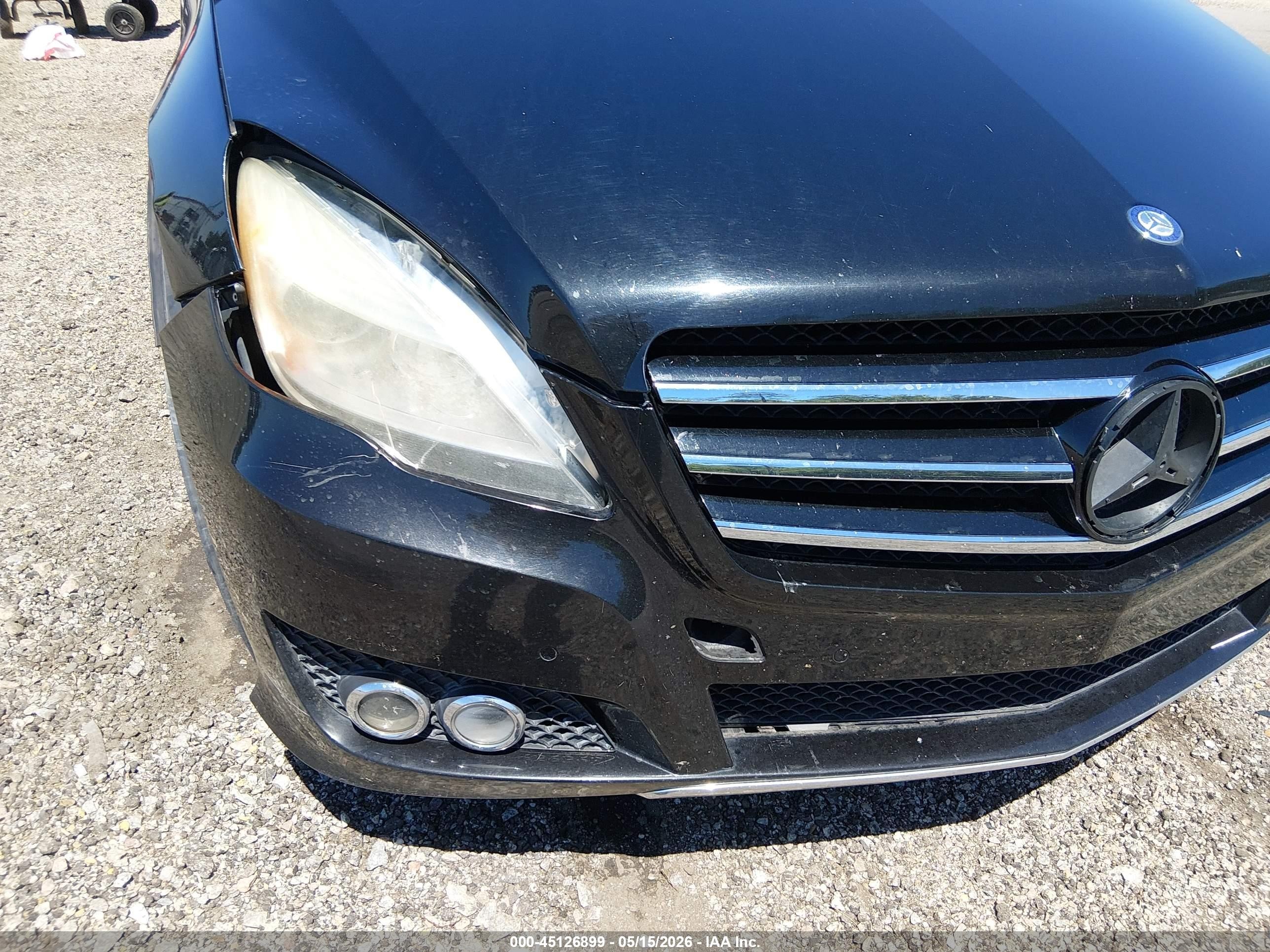 2011 Mercedes-benz R 350 4matic Black vin: 4JGCB6FE3BA117898