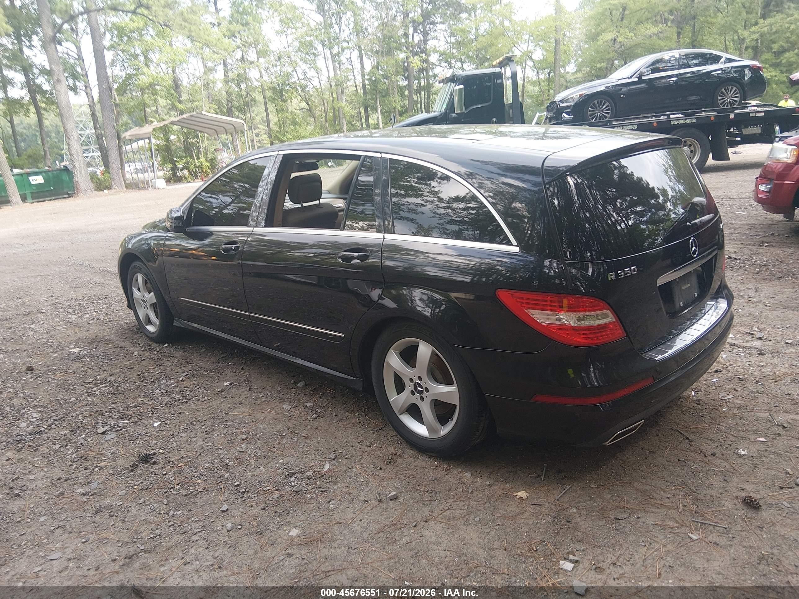 2011 Mercedes-benz R 350 4matic Black vin: 4JGCB6FE4BA127369