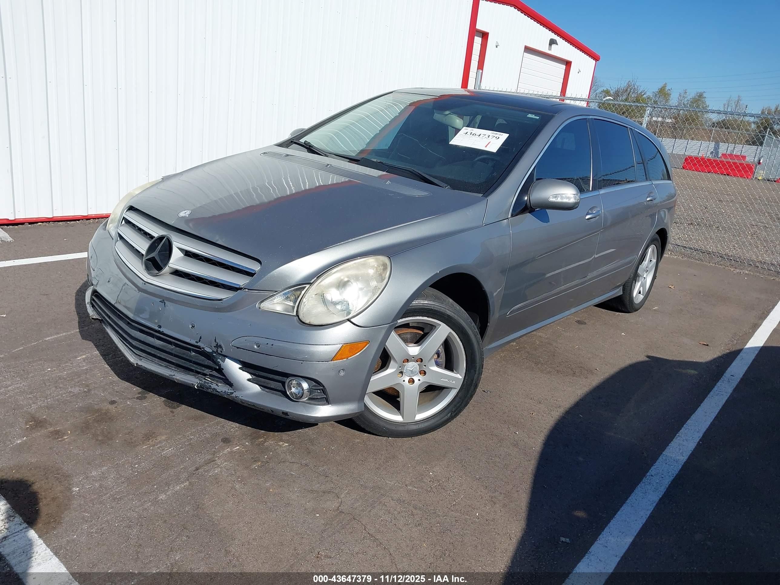 2010 Mercedes-benz R 350 4matic Silver vin: 4JGCB6FE6AA111706