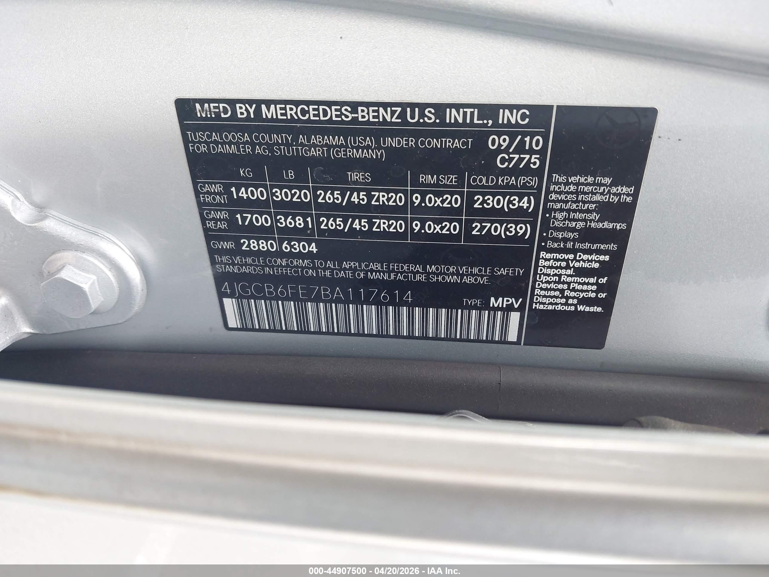 2011 Mercedes-benz R 350 4matic Silver vin: 4JGCB6FE7BA117614