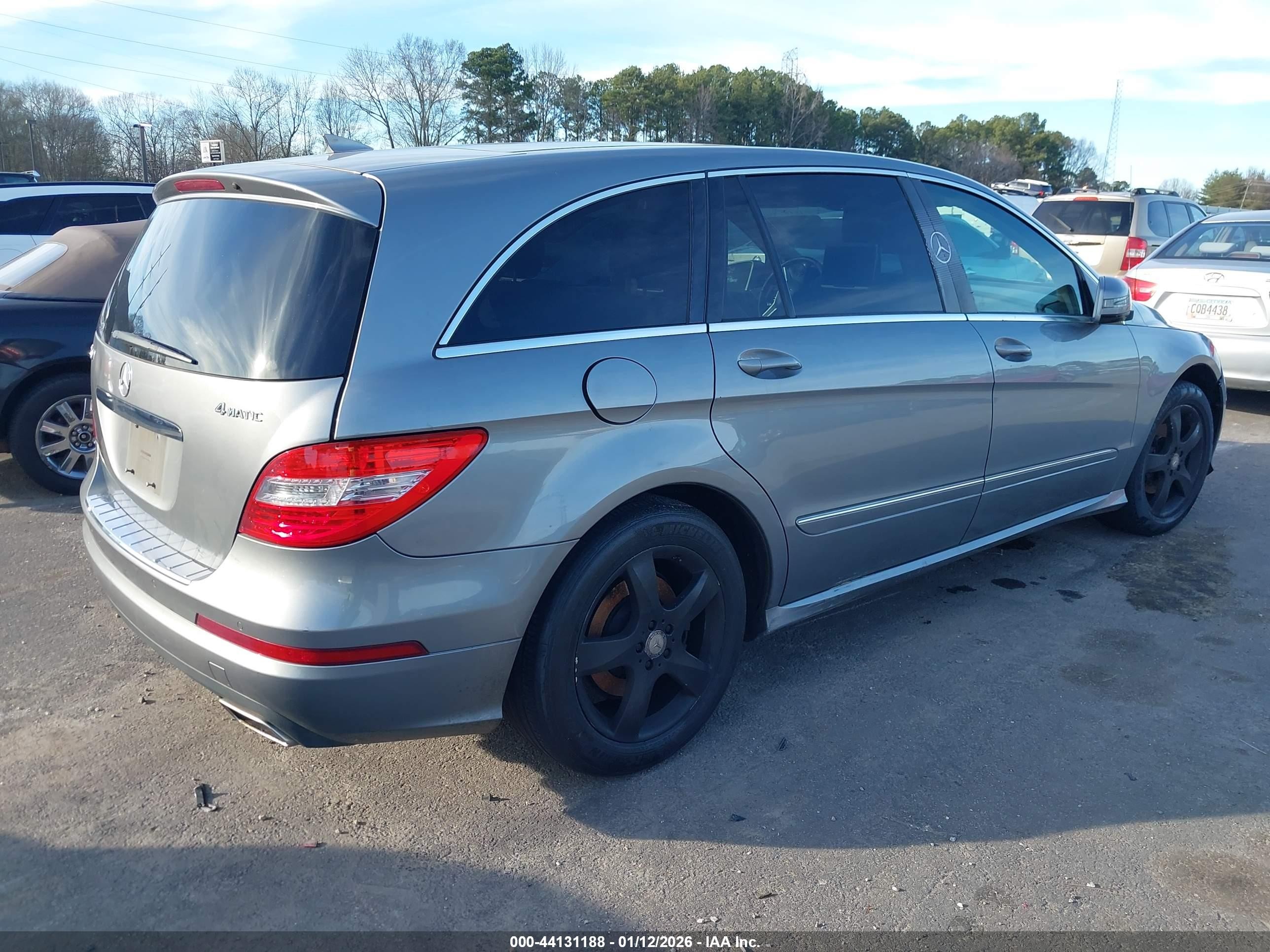 2011 Mercedes-benz R 350 4matic Gray vin: 4JGCB6FE7BA130721