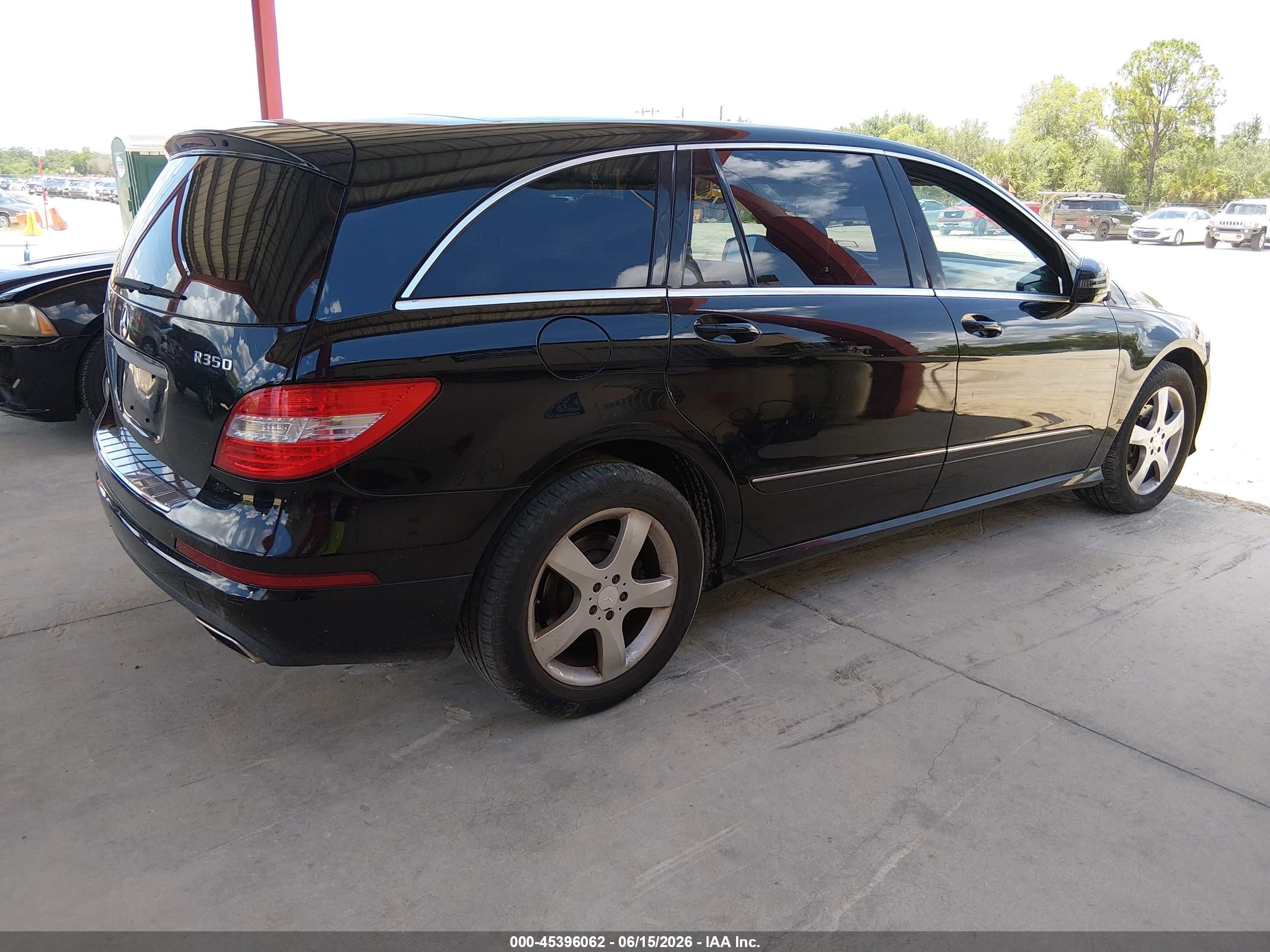 2011 Mercedes-benz R 350 4matic Черный vin: 4JGCB6FE8BA127312