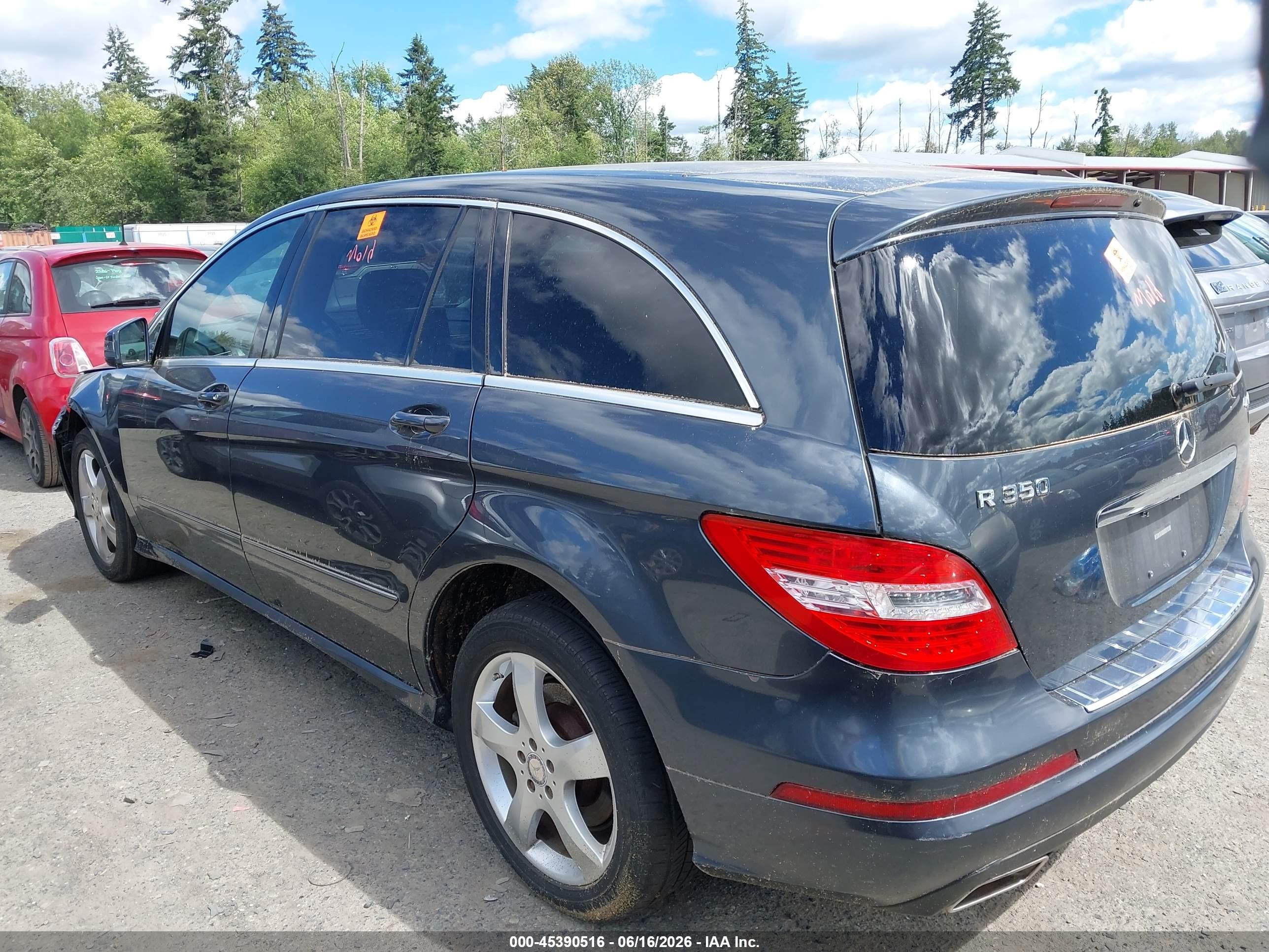 2011 Mercedes-benz R 350 4matic Gray vin: 4JGCB6FE8BA127343