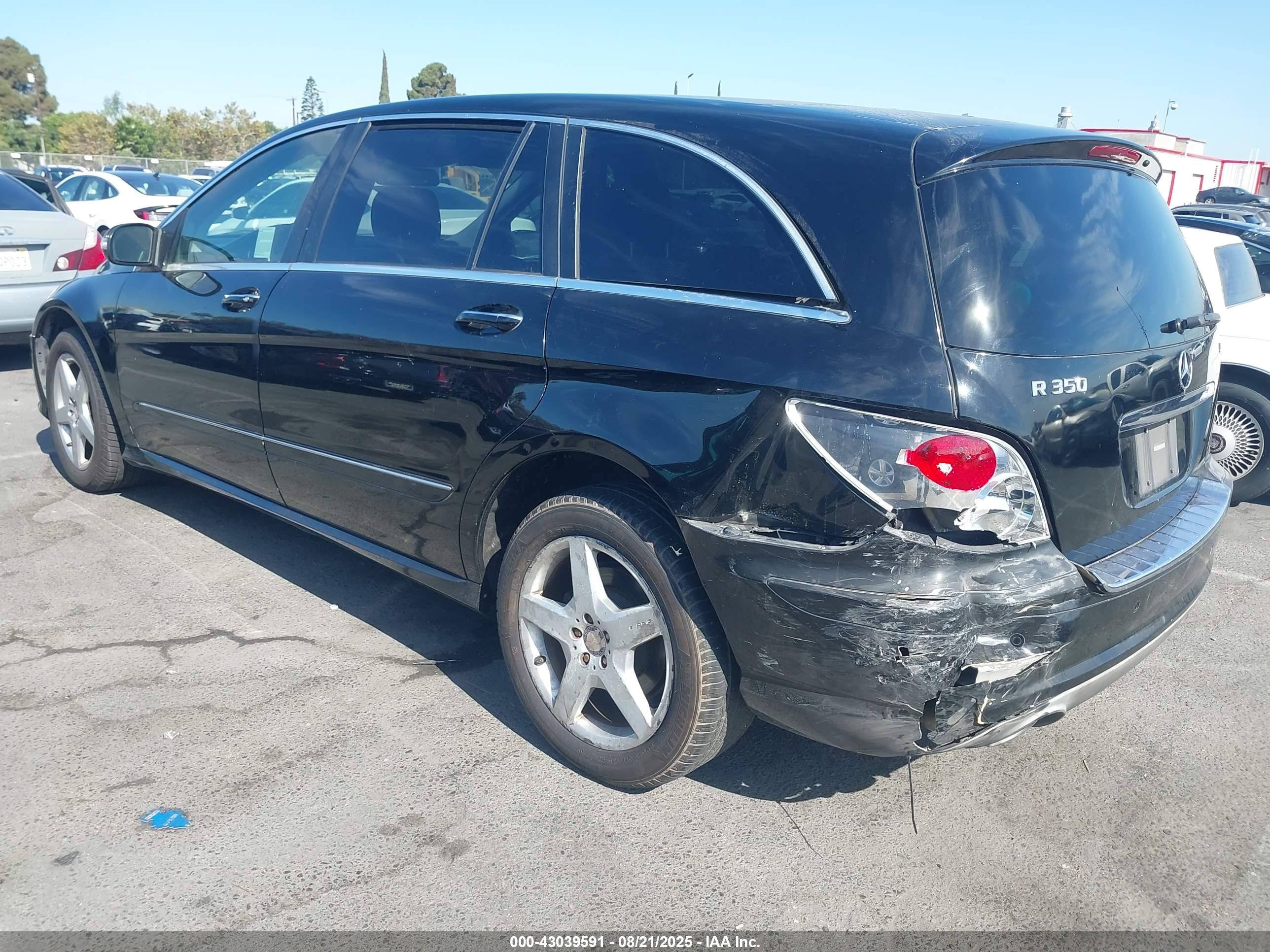 2010 Mercedes-benz R 350 4matic Black vin: 4JGCB6FEXAA111157