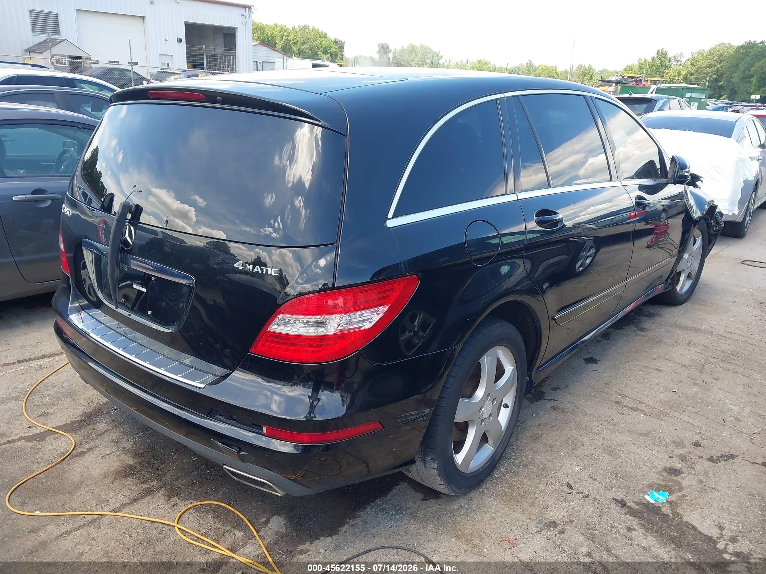 2011 Mercedes-benz R 350 4matic Black vin: 4JGCB6FEXBA129272