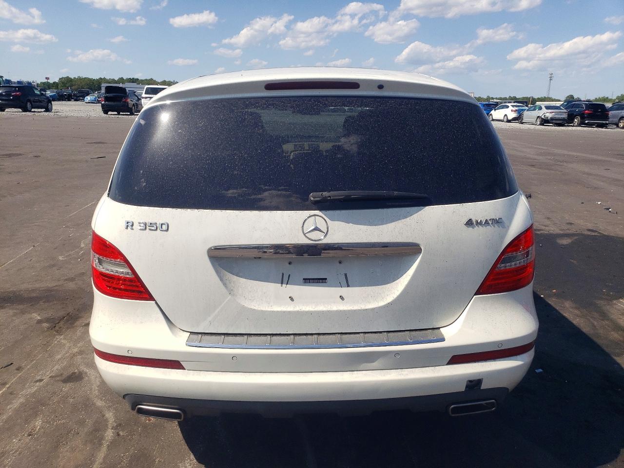 2011 Mercedes-benz R 350 4matic Белый vin: 4JGCB6FEXBA130230