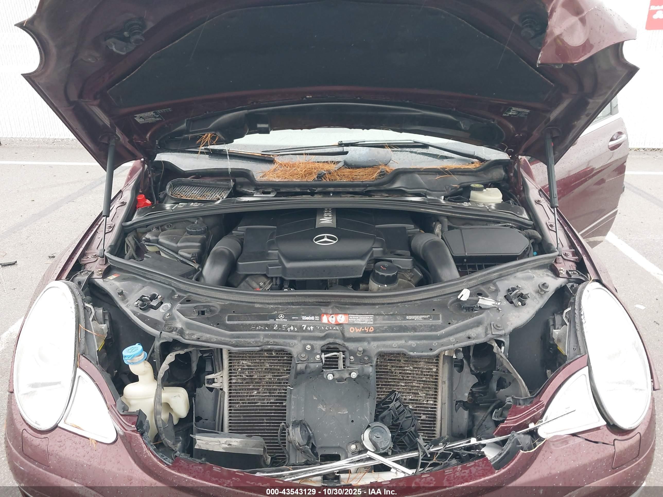 2006 Mercedes-benz R 500 4matic Maroon vin: 4JGCB75E26A018454