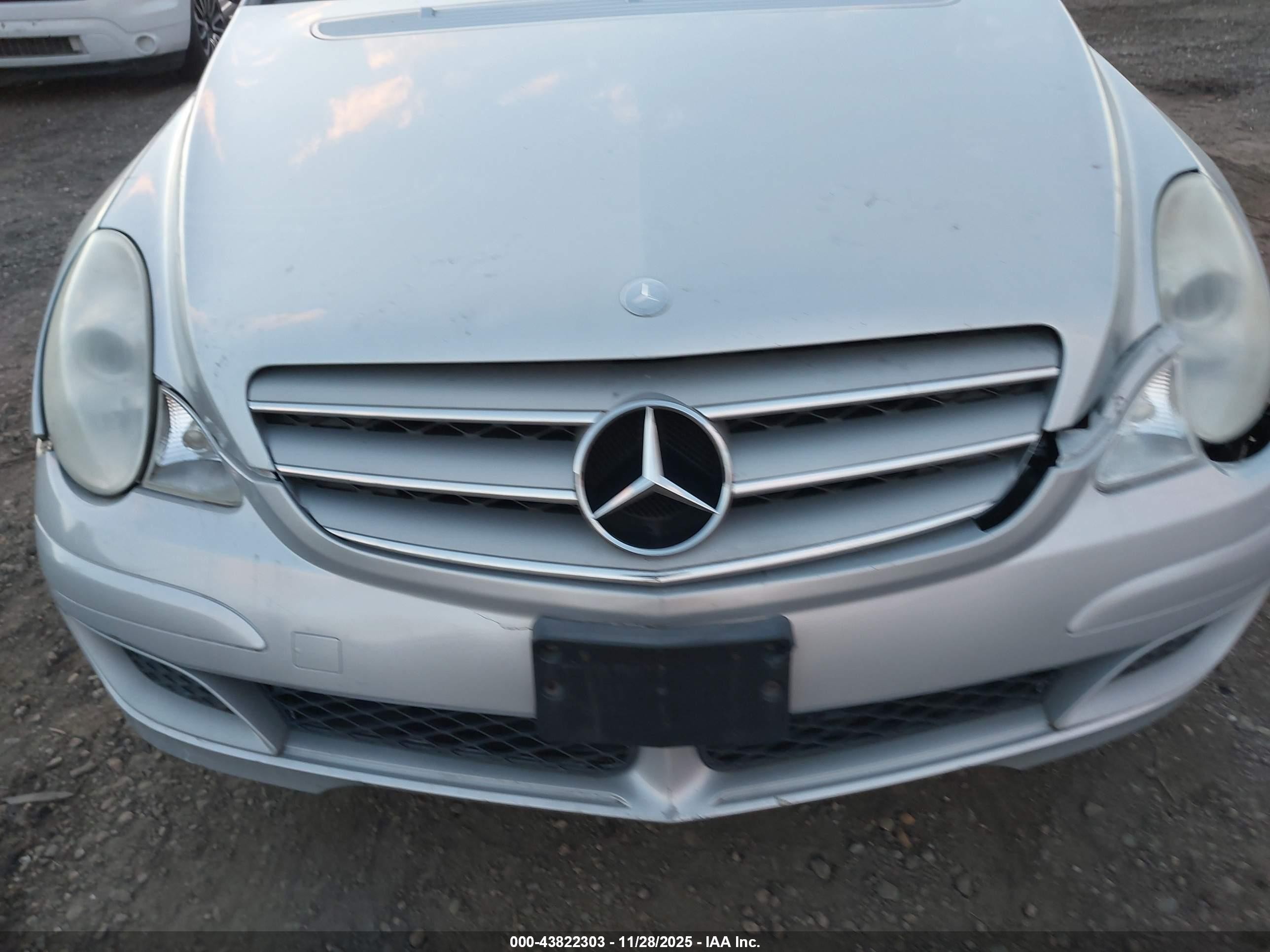 2006 Mercedes-benz R 500 4matic Silver vin: 4JGCB75E26A024559