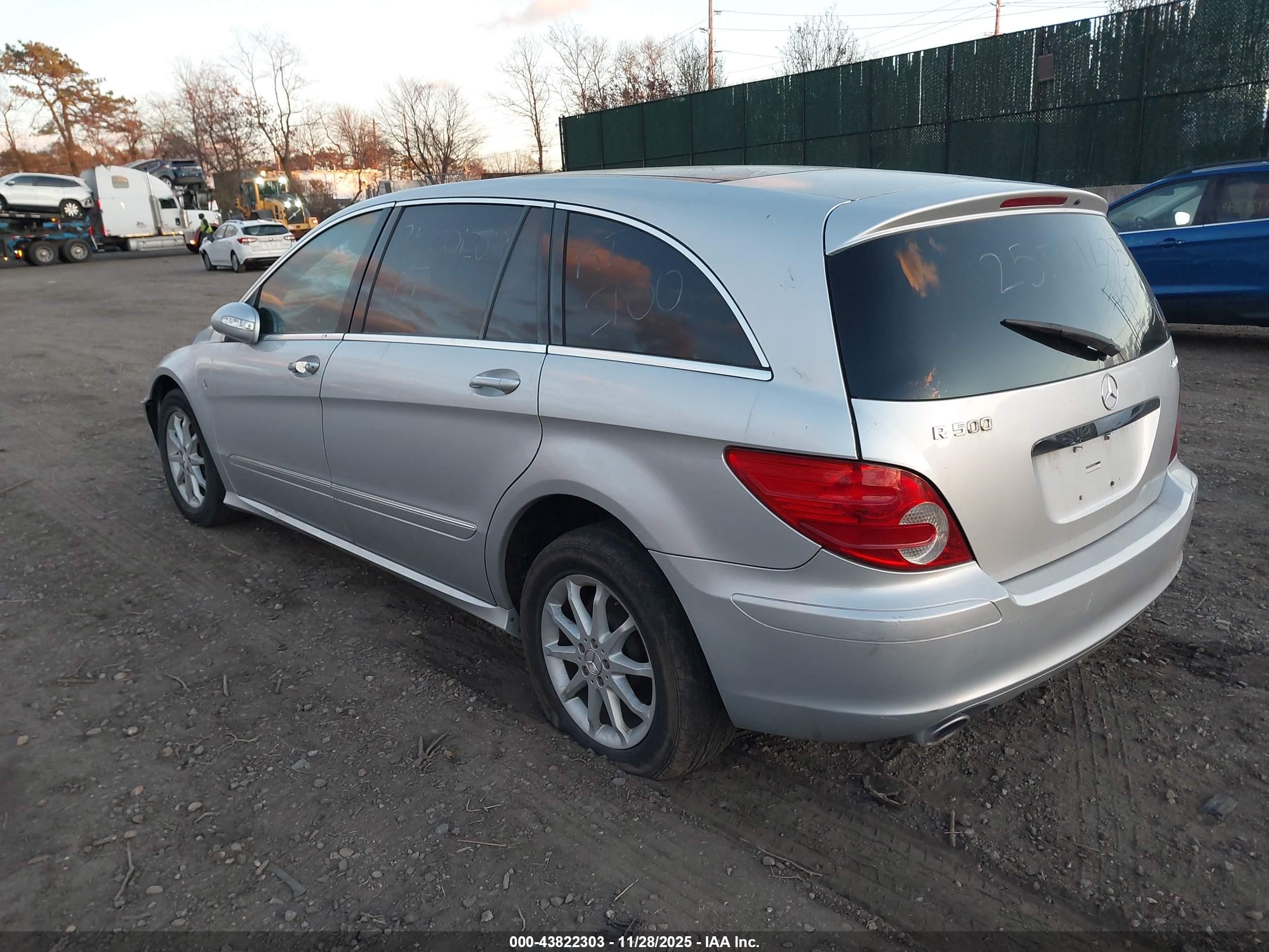 2006 Mercedes-benz R 500 4matic Silver vin: 4JGCB75E26A024559