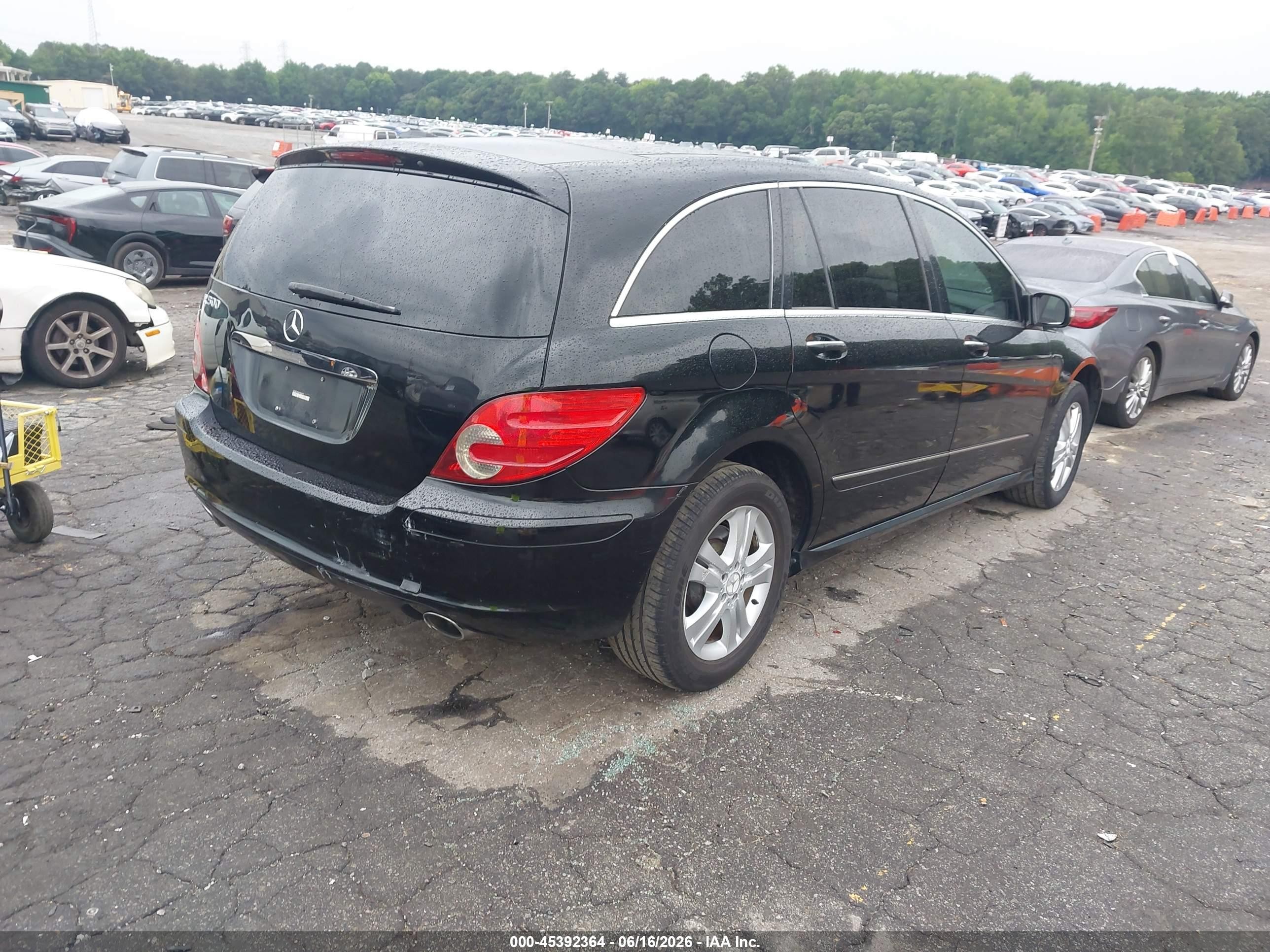 2006 Mercedes-benz R 500 4matic Черный vin: 4JGCB75E56A009375