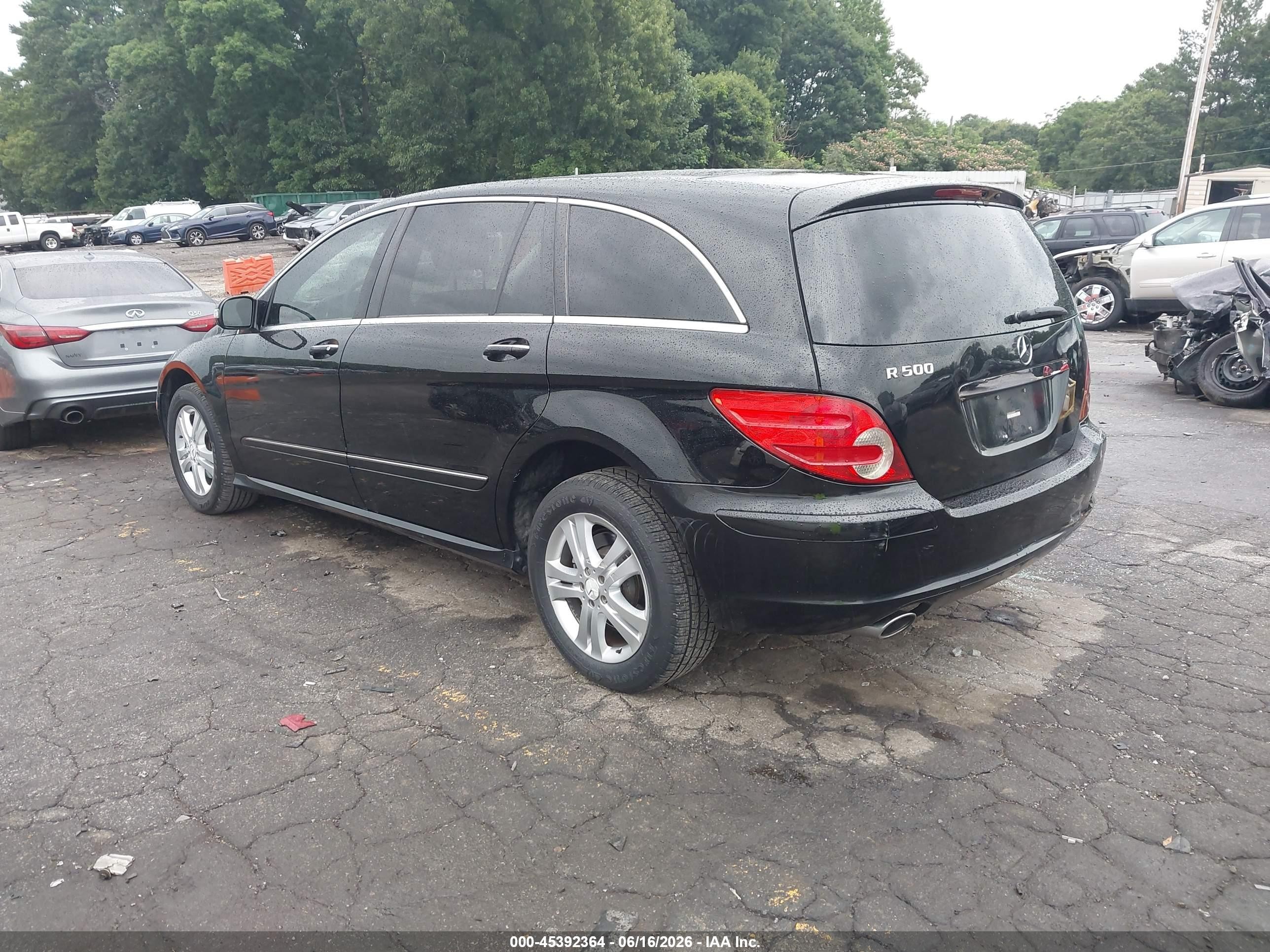 2006 Mercedes-benz R 500 4matic Черный vin: 4JGCB75E56A009375