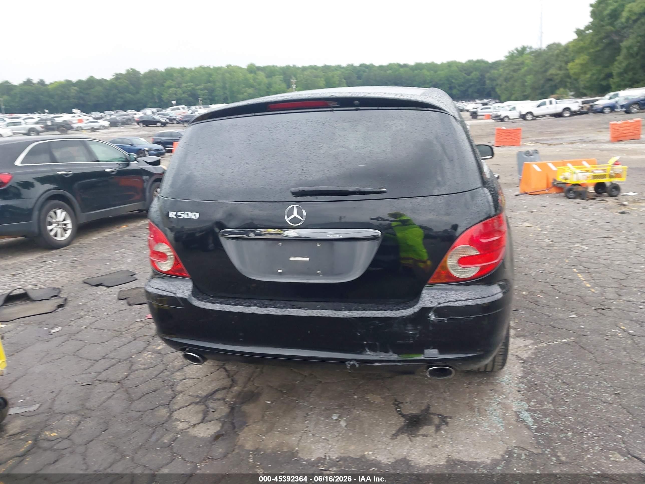 2006 Mercedes-benz R 500 4matic Черный vin: 4JGCB75E56A009375