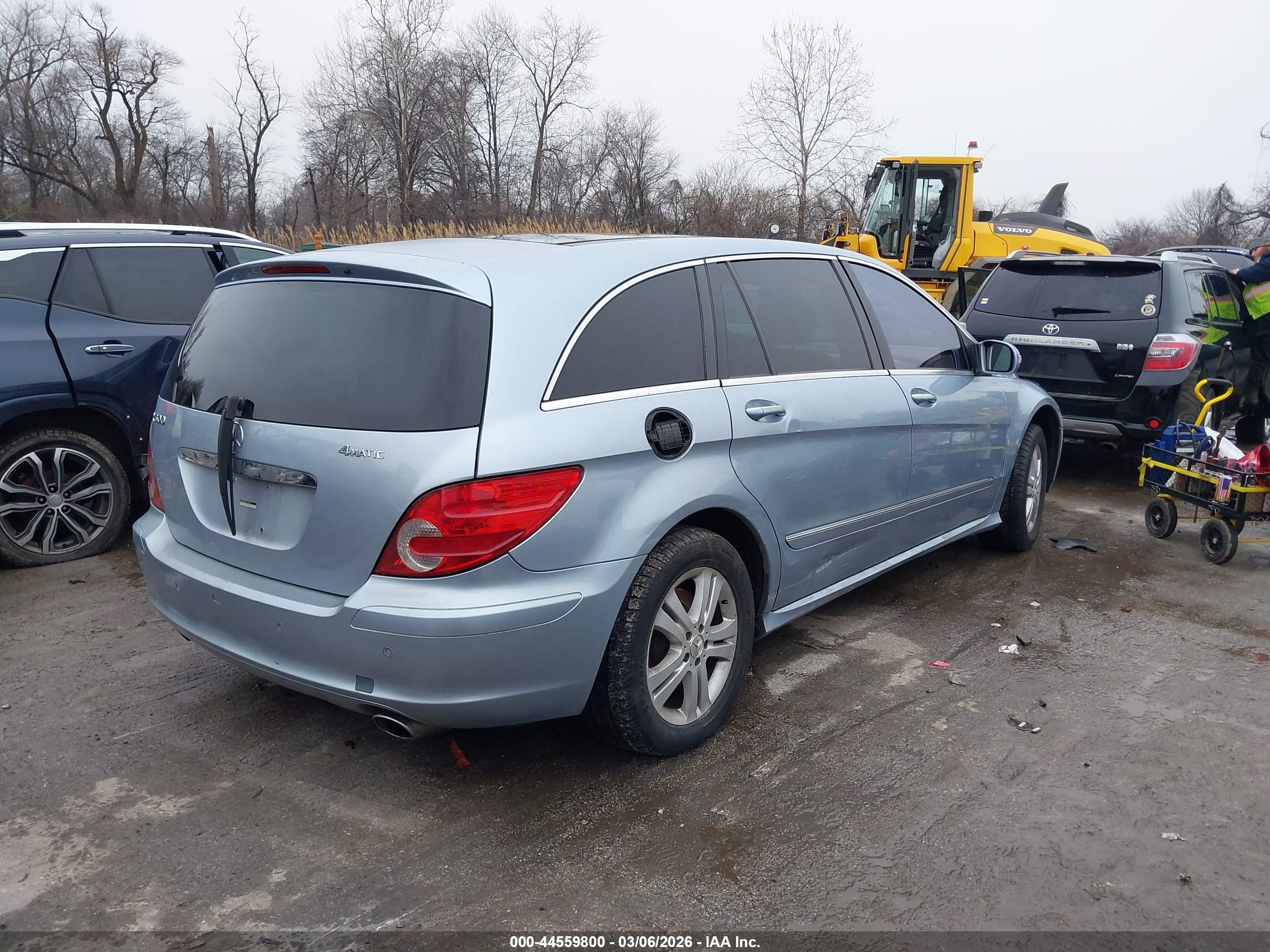 2006 Mercedes-benz R 500 4matic Light Blue vin: 4JGCB75E76A016294