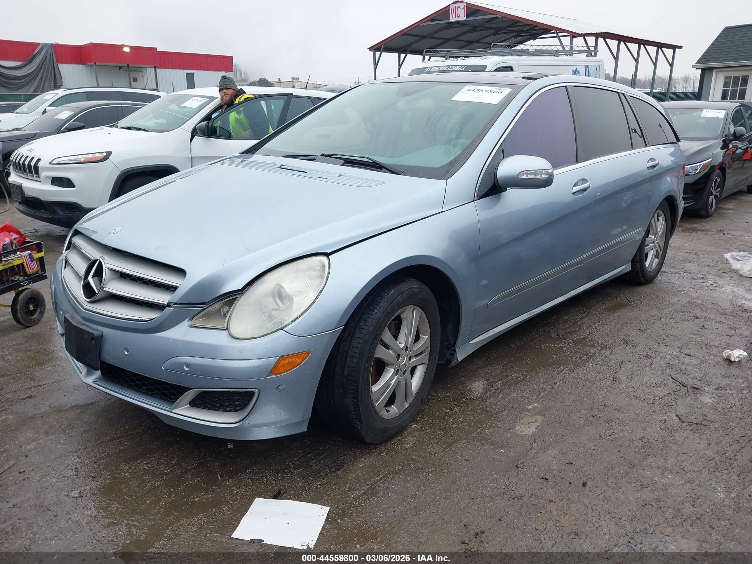 2006 Mercedes-benz R 500 4matic Light Blue vin: 4JGCB75E76A016294