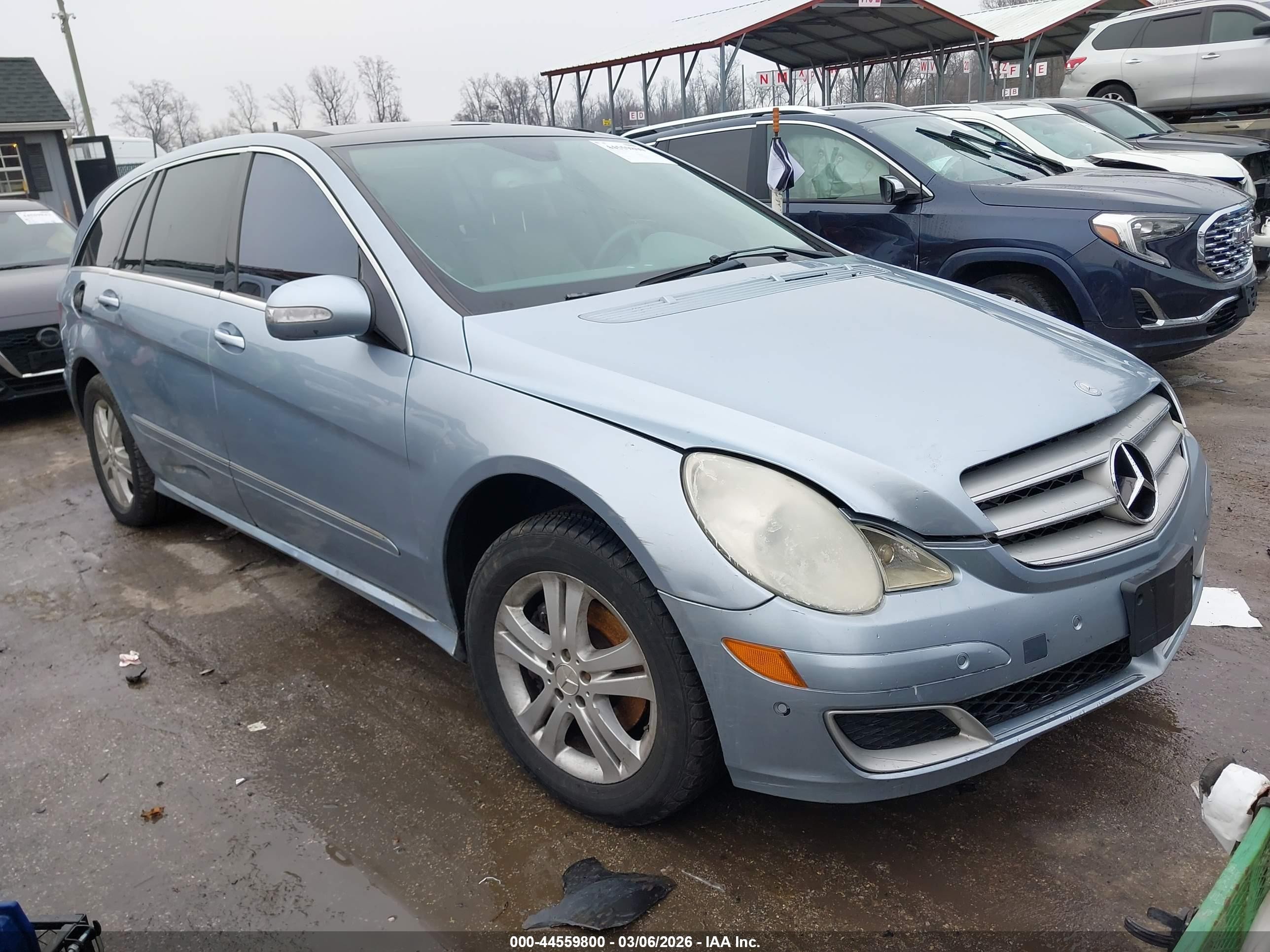 2006 Mercedes-benz R 500 4matic Light Blue vin: 4JGCB75E76A016294