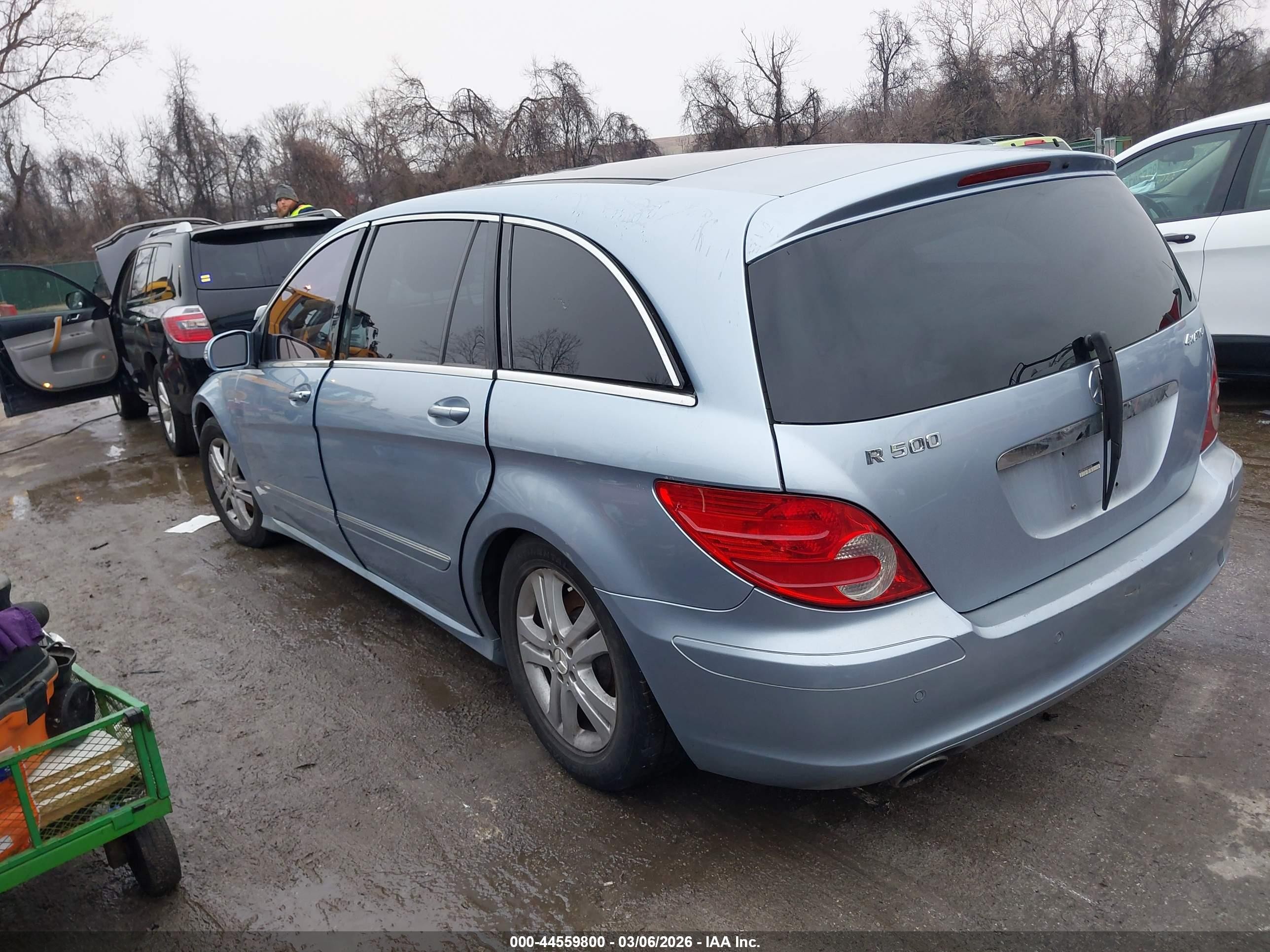 2006 Mercedes-benz R 500 4matic Light Blue vin: 4JGCB75E76A016294