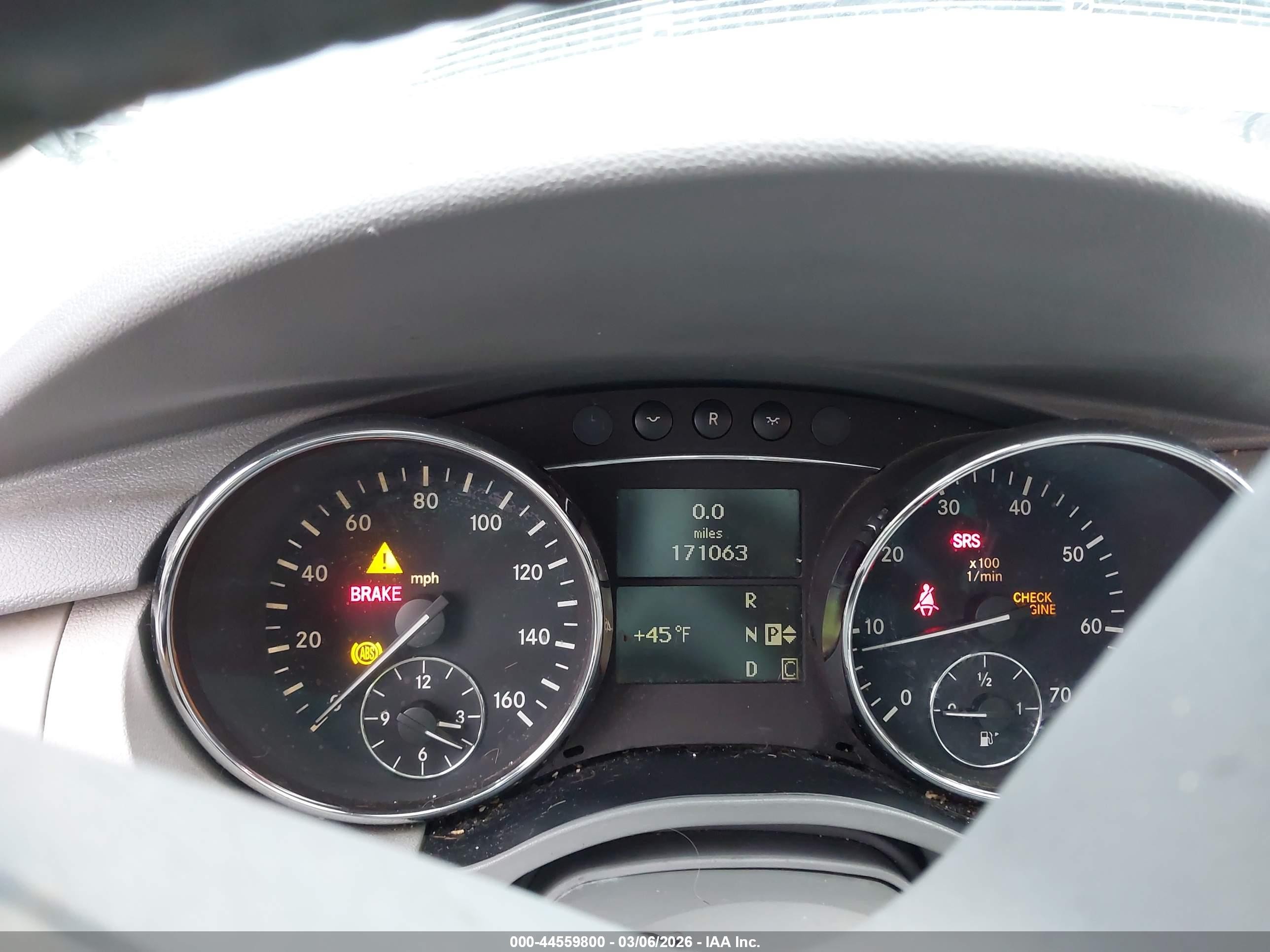 2006 Mercedes-benz R 500 4matic Light Blue vin: 4JGCB75E76A016294