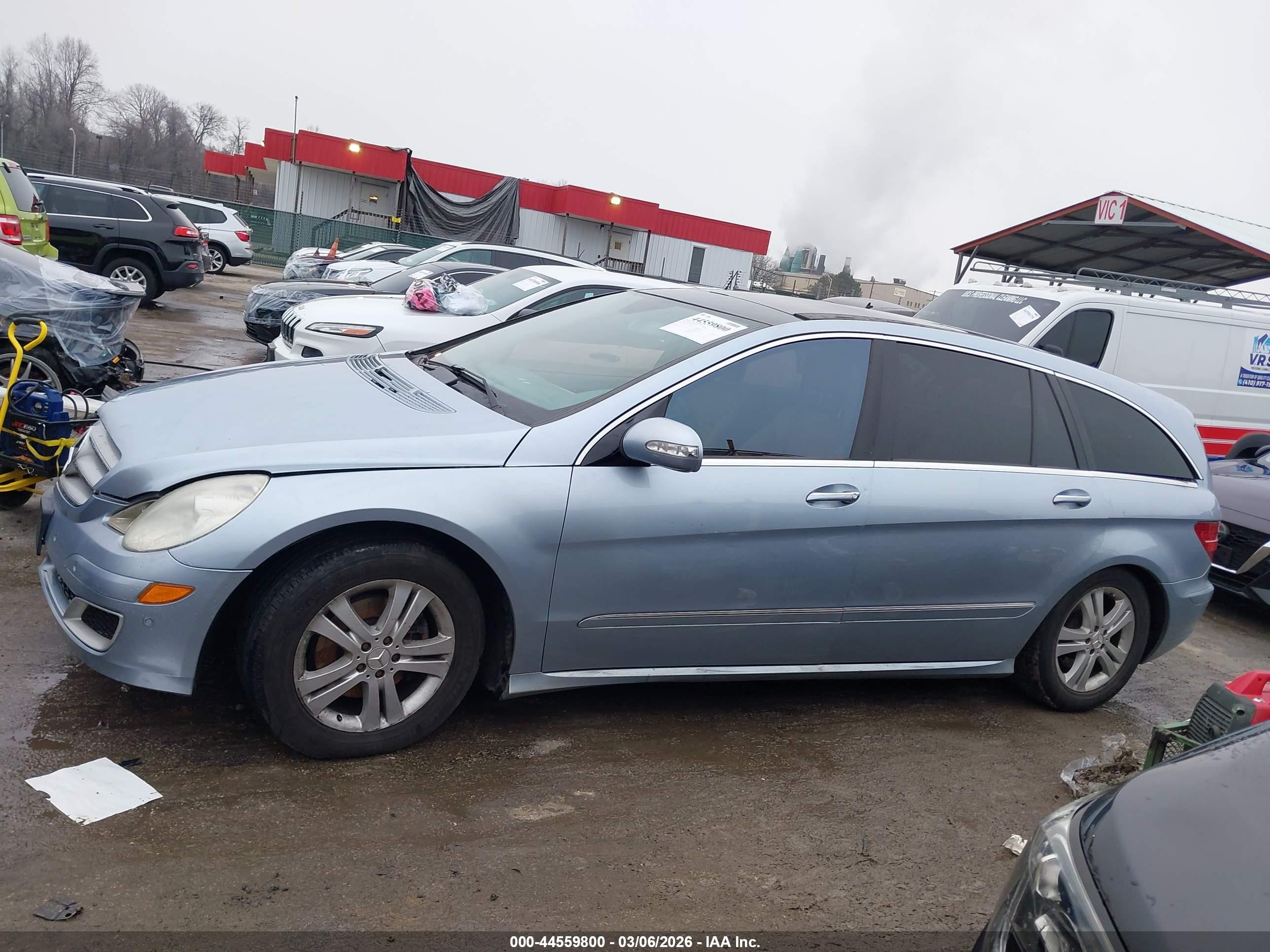 2006 Mercedes-benz R 500 4matic Light Blue vin: 4JGCB75E76A016294