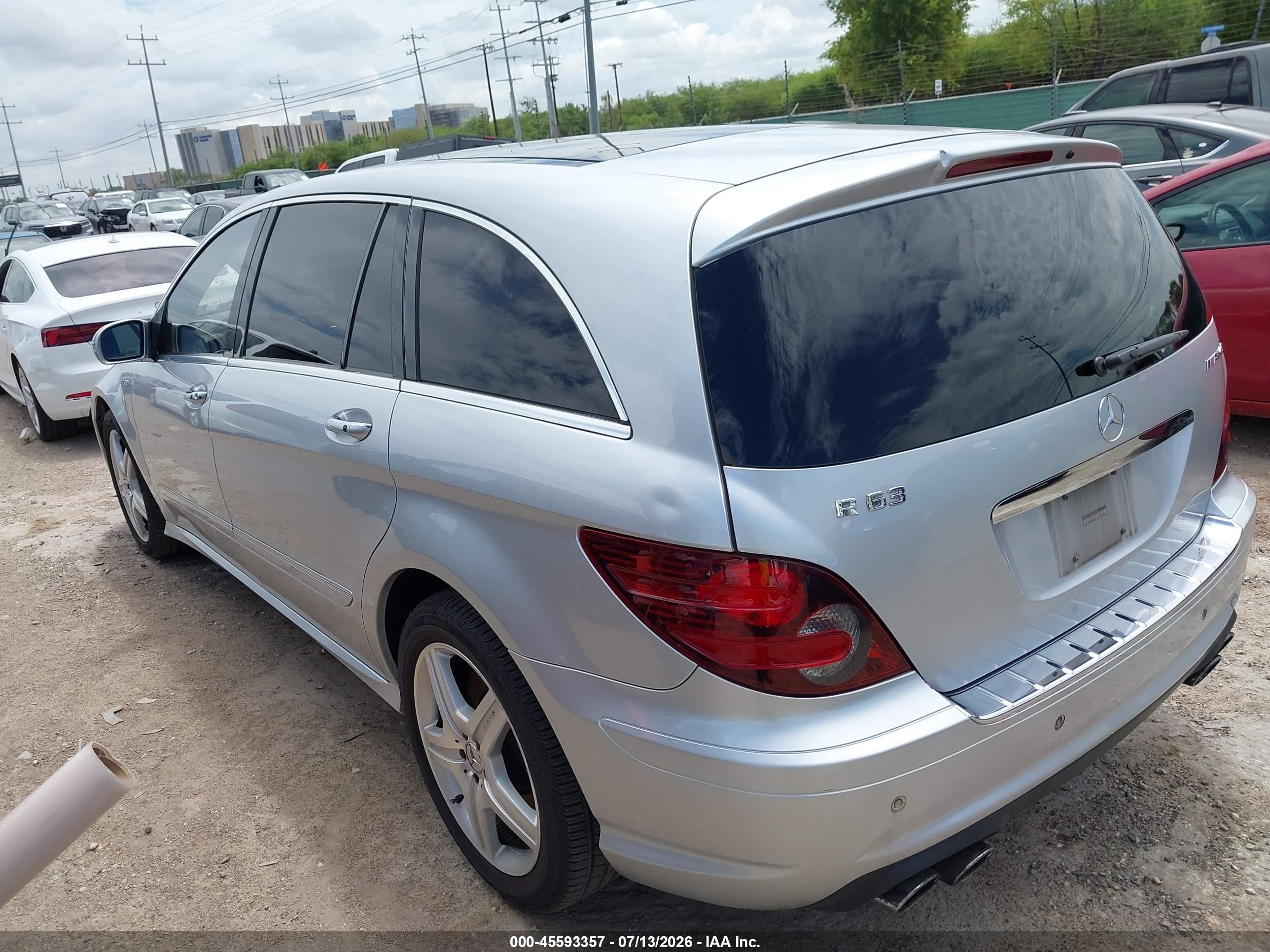 2007 Mercedes-benz R 63 Amg 4matic Silver vin: 4JGCB77E37A041076
