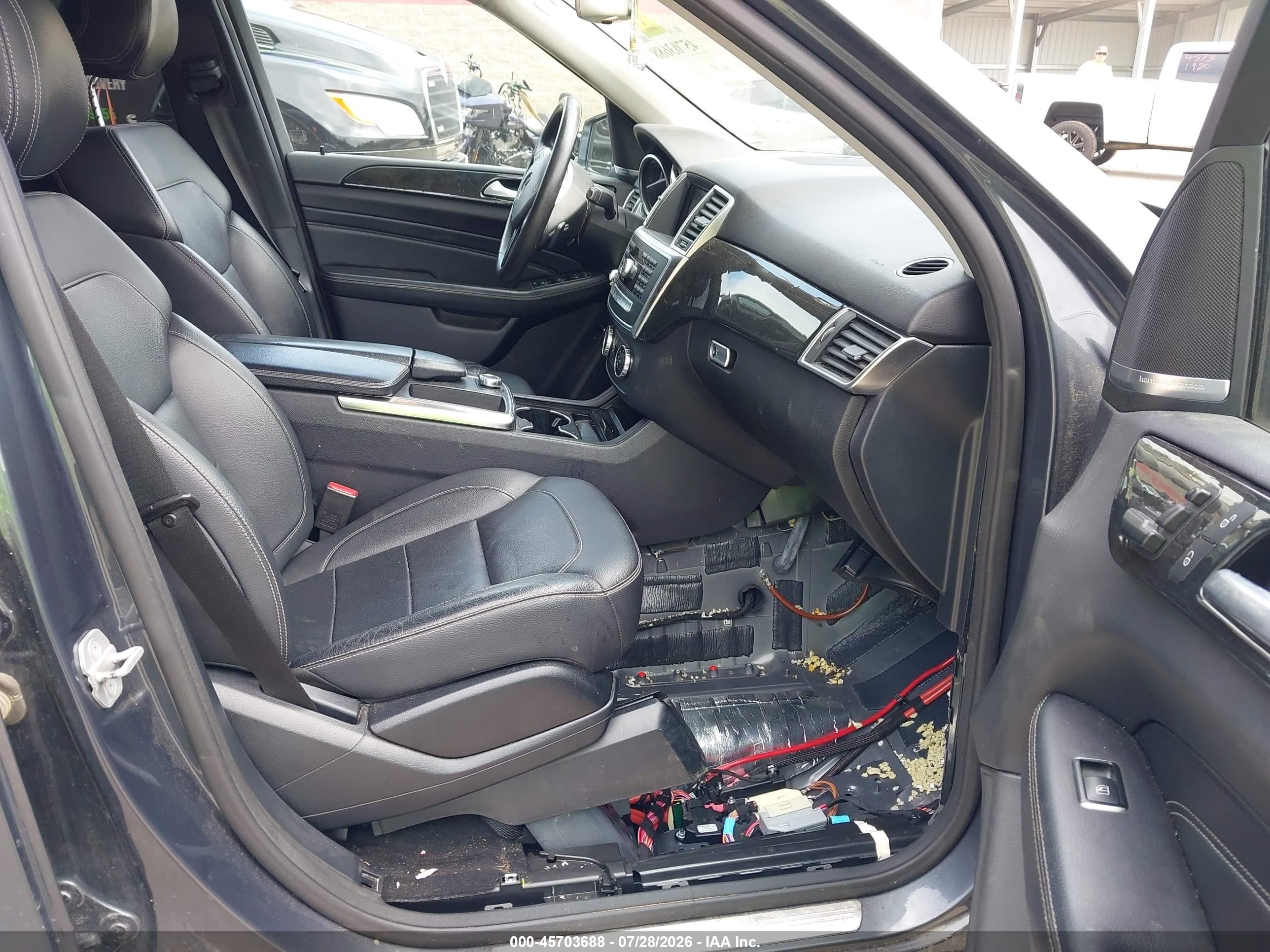 2015 Mercedes-benz Ml 250 Bluetec 4matic Gray vin: 4JGDA0EB1FA556552