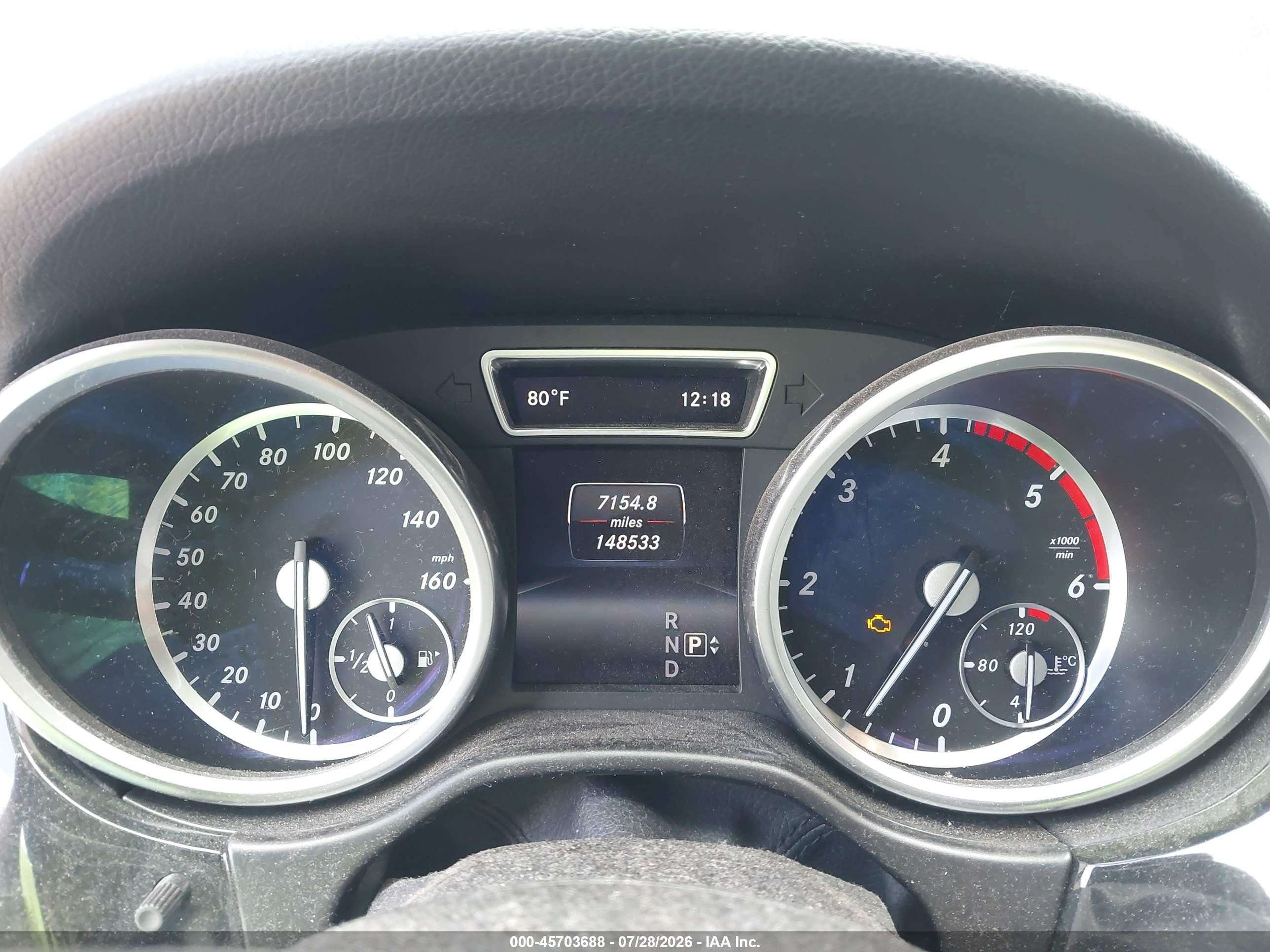 2015 Mercedes-benz Ml 250 Bluetec 4matic Gray vin: 4JGDA0EB1FA556552
