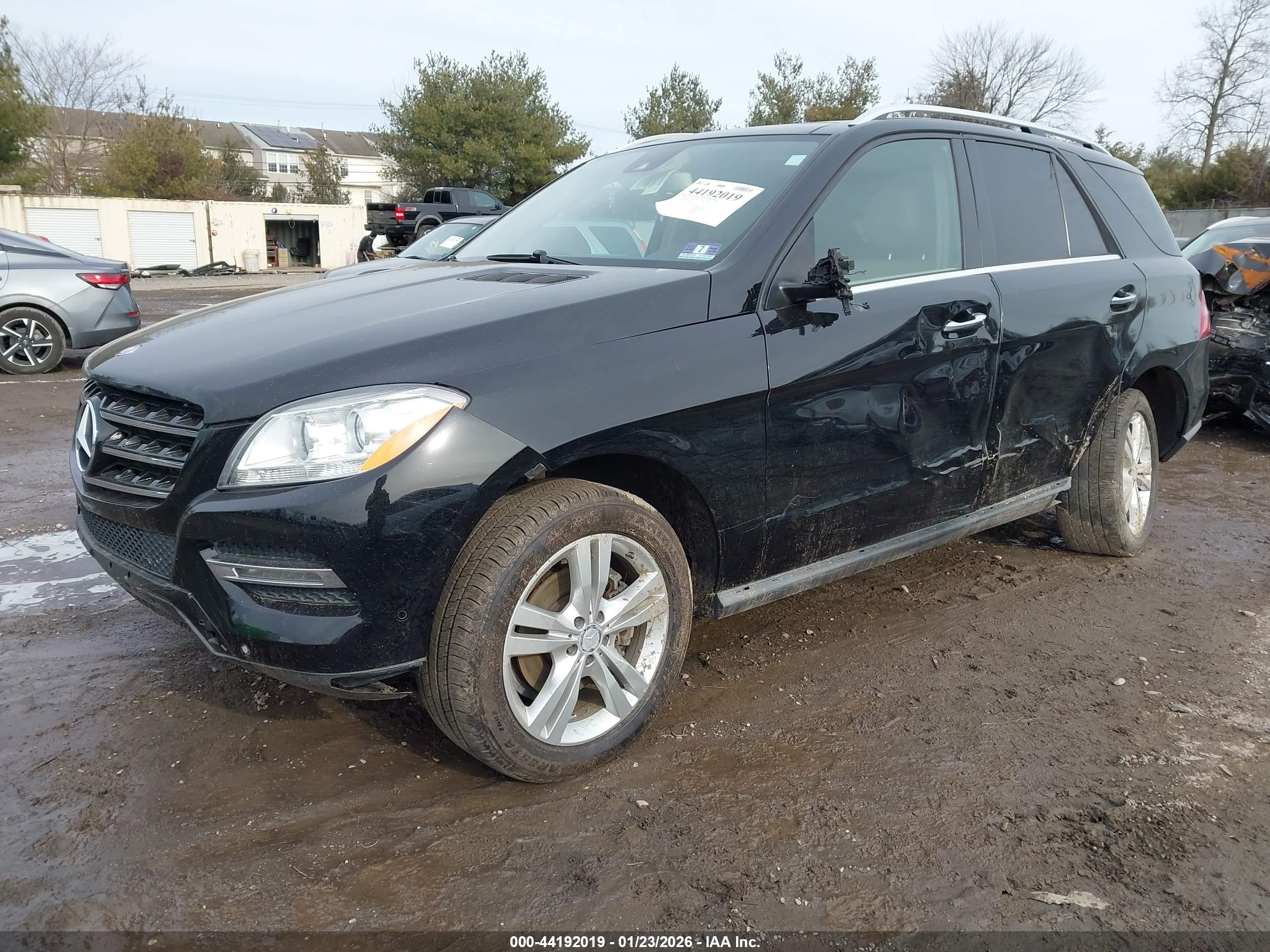 2015 Mercedes-benz Ml 250 Bluetec 4matic Black vin: 4JGDA0EB2FA526167