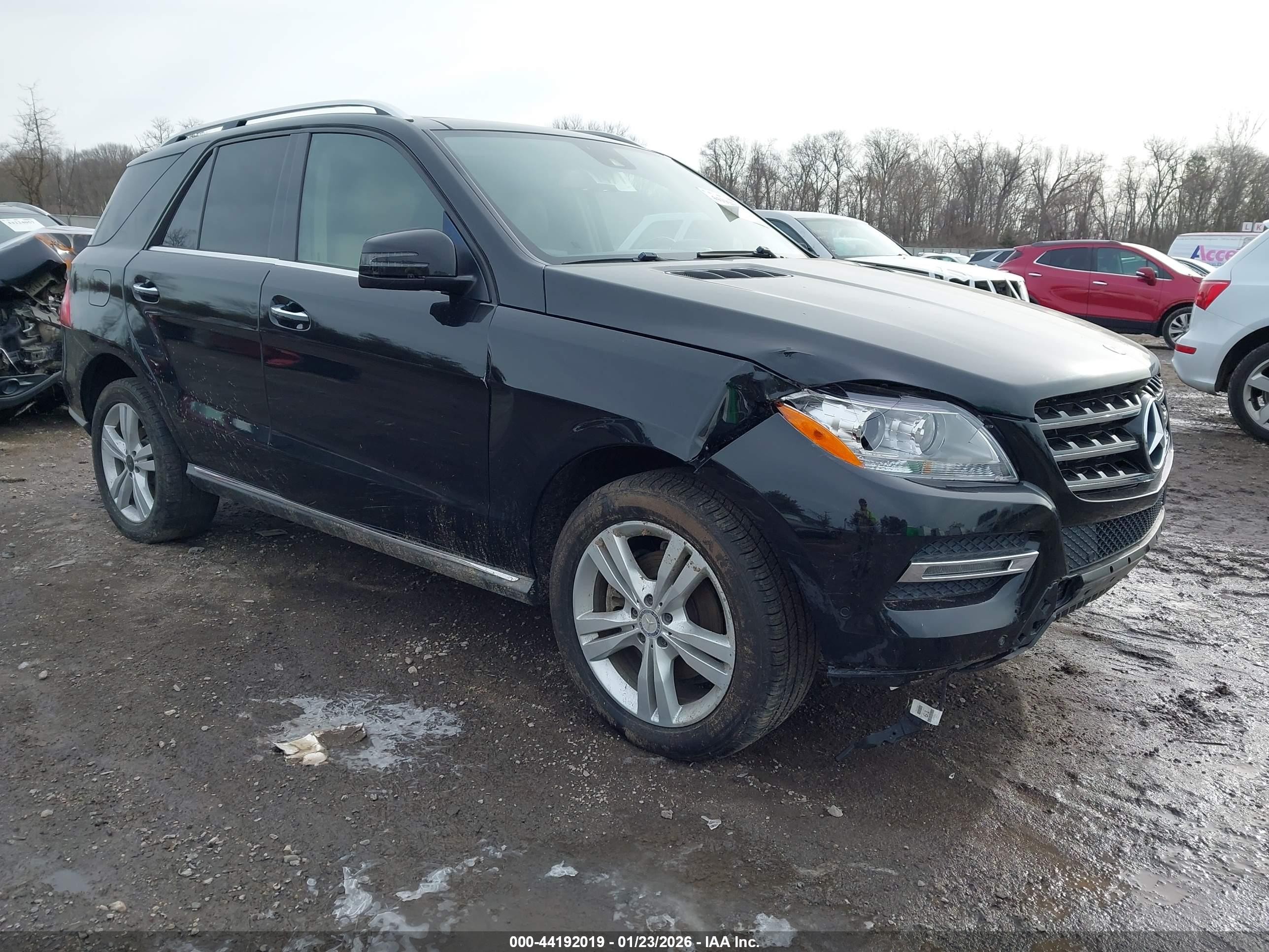 2015 Mercedes-benz Ml 250 Bluetec 4matic Black vin: 4JGDA0EB2FA526167