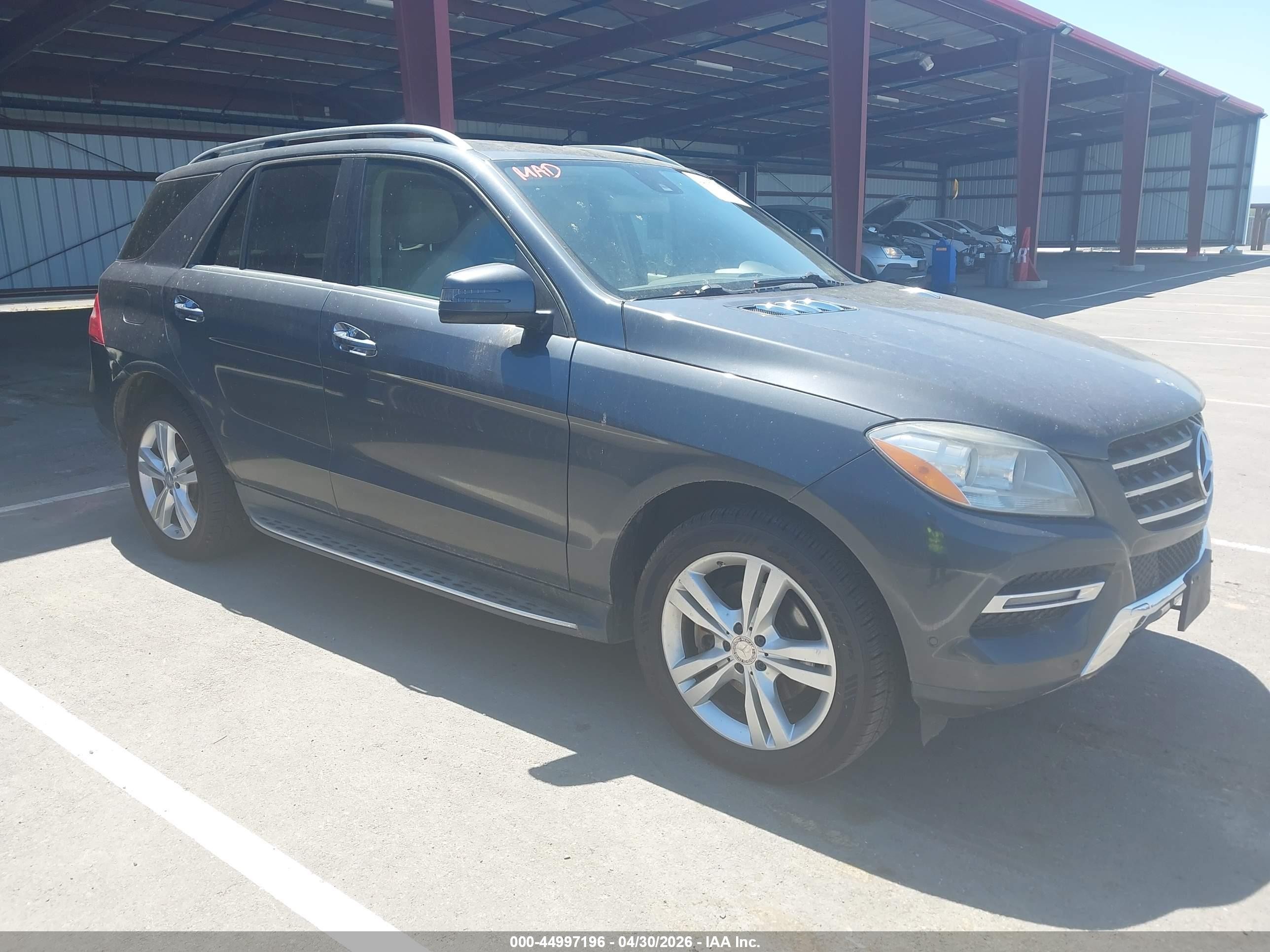2015 Mercedes-benz Ml 250 Bluetec 4matic Gray vin: 4JGDA0EB3FA492790